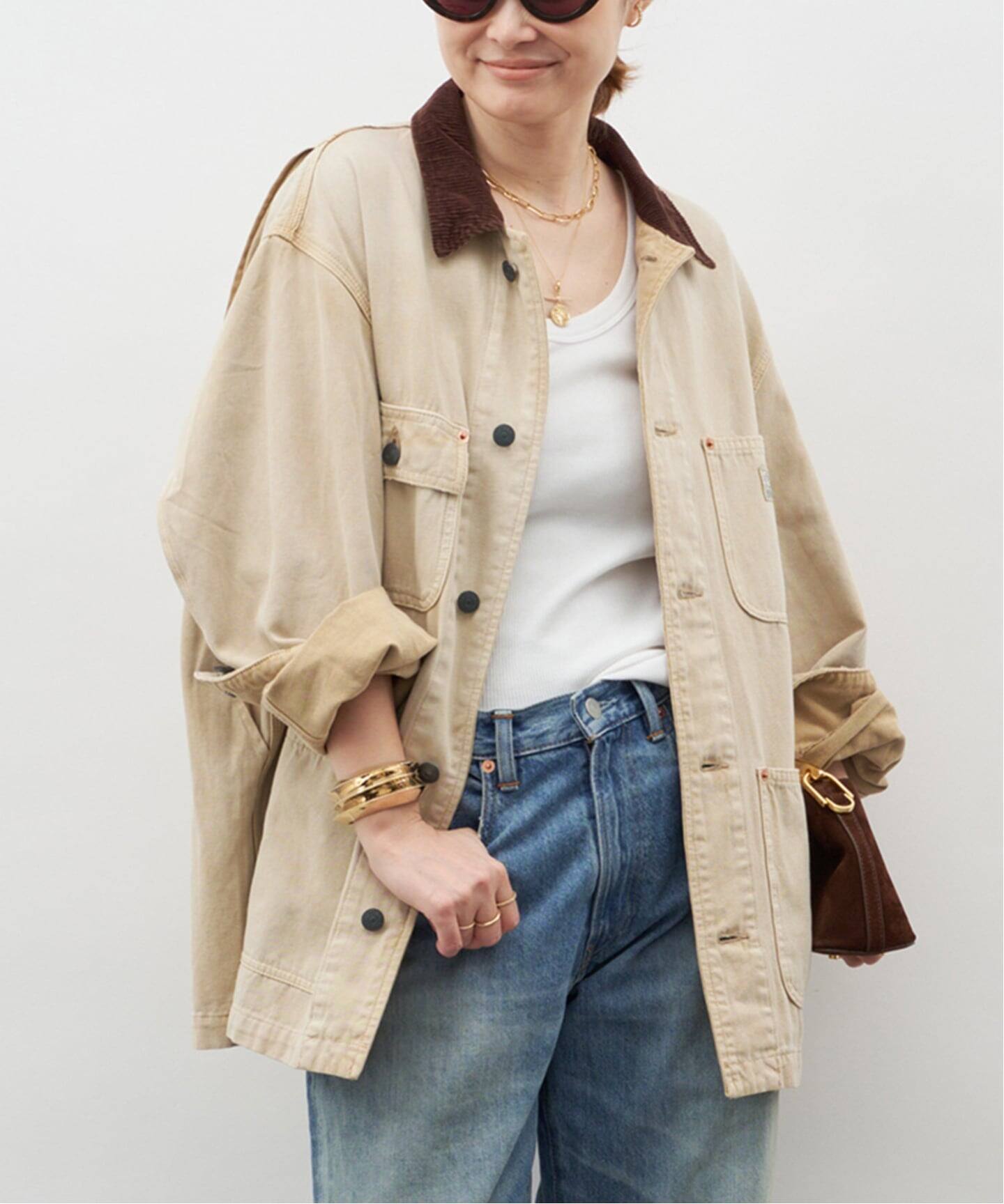 DENIMIST/デニミスト】OVERSIZED CHORE JACKET（カバーオール 