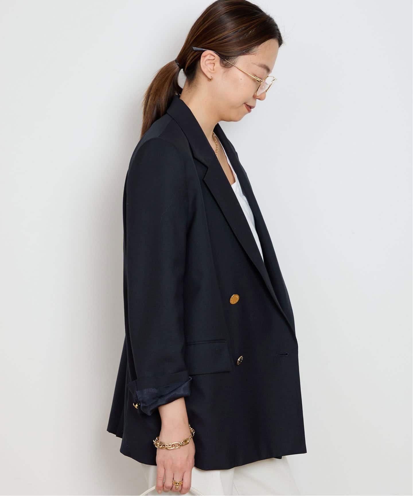 Col Pierrot/コルピエロ】WOOL SURGE GOLD BUTTON ジャケット