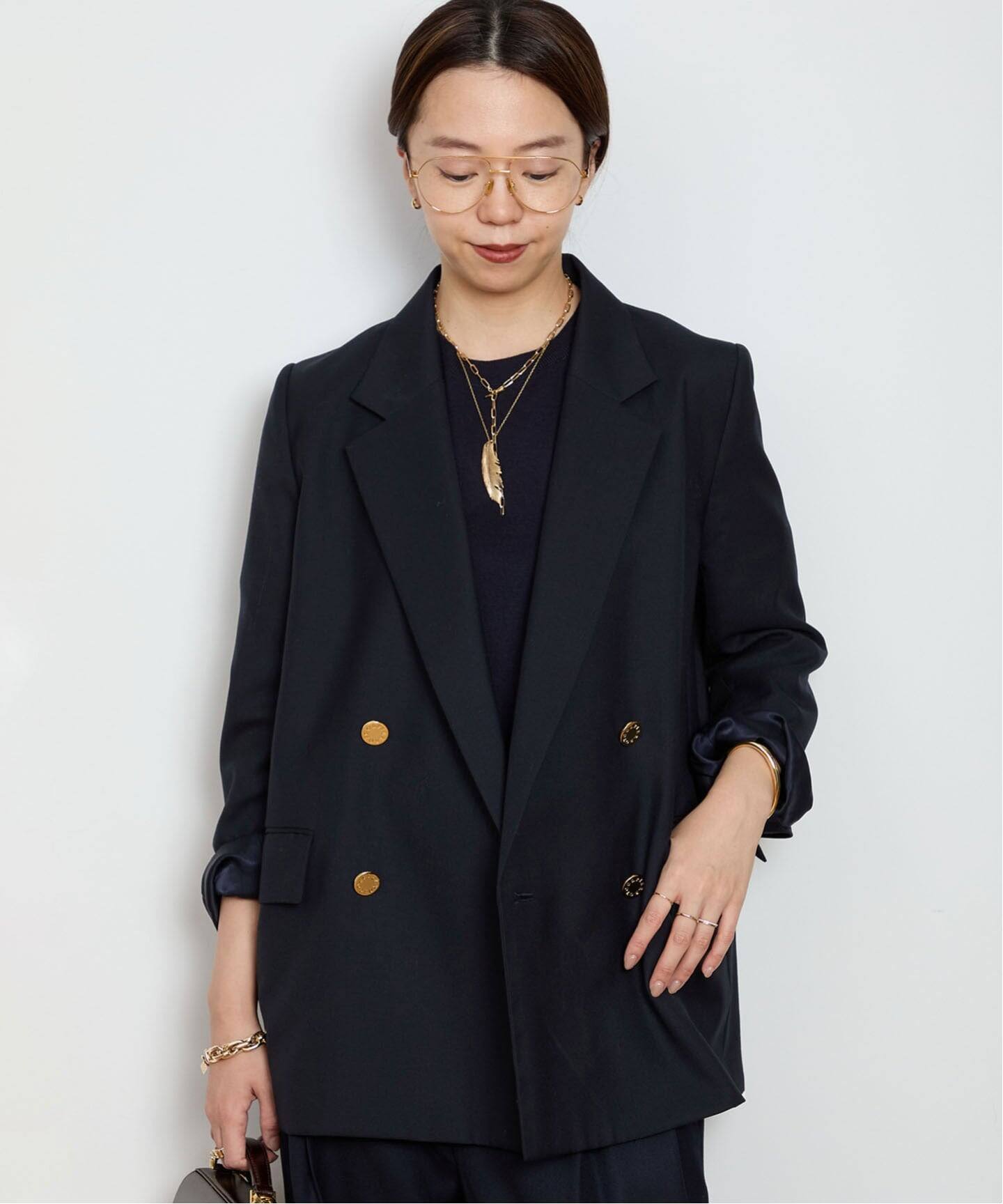 Col Pierrot/コルピエロ】WOOL SURGE GOLD BUTTON ジャケット