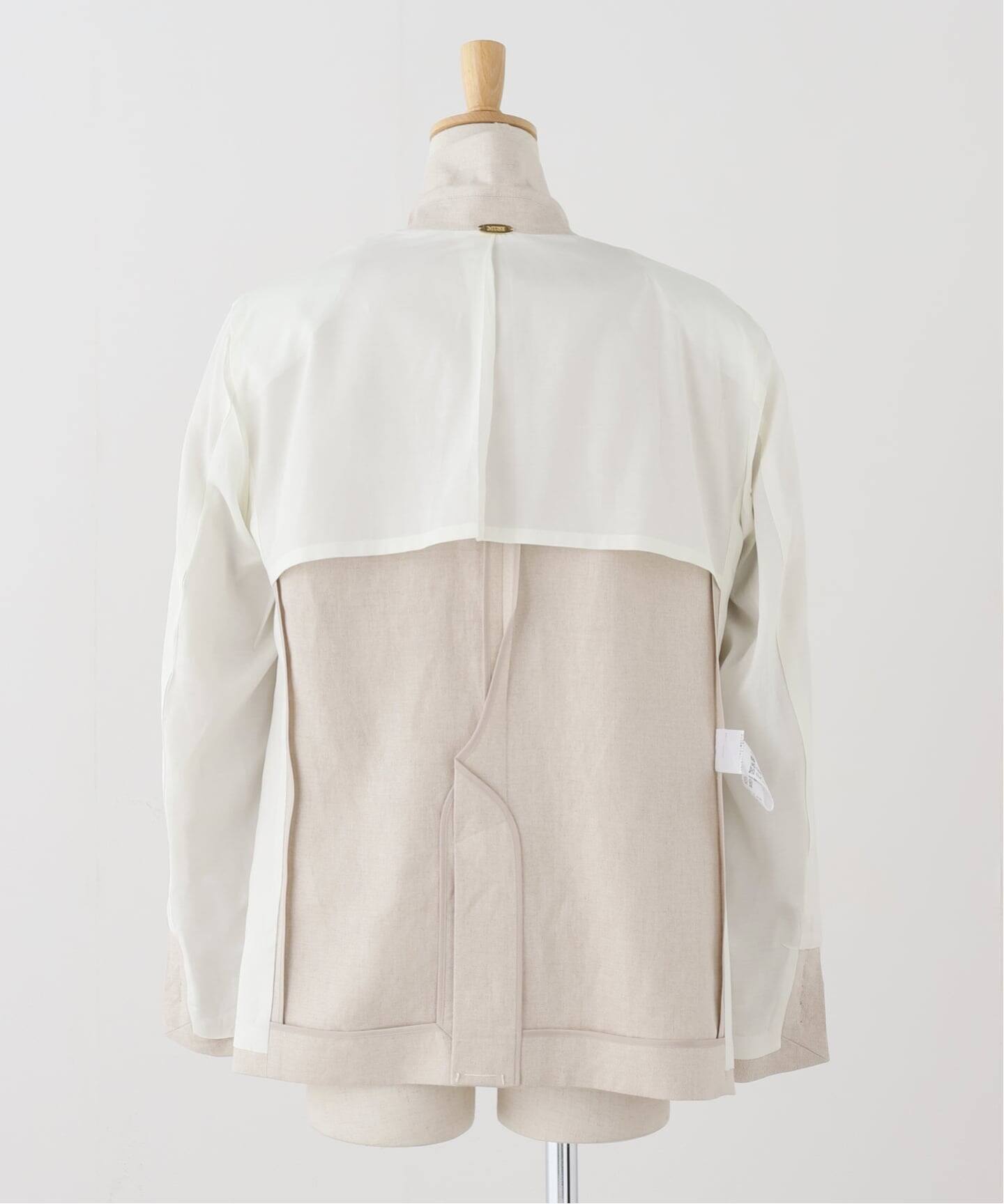 MUSE Deuxieme Classe タキシードジャケット 白 オケージョン OGLINEN 1B ジャケット（テーラードジャケット）｜MUSE de Deuxieme