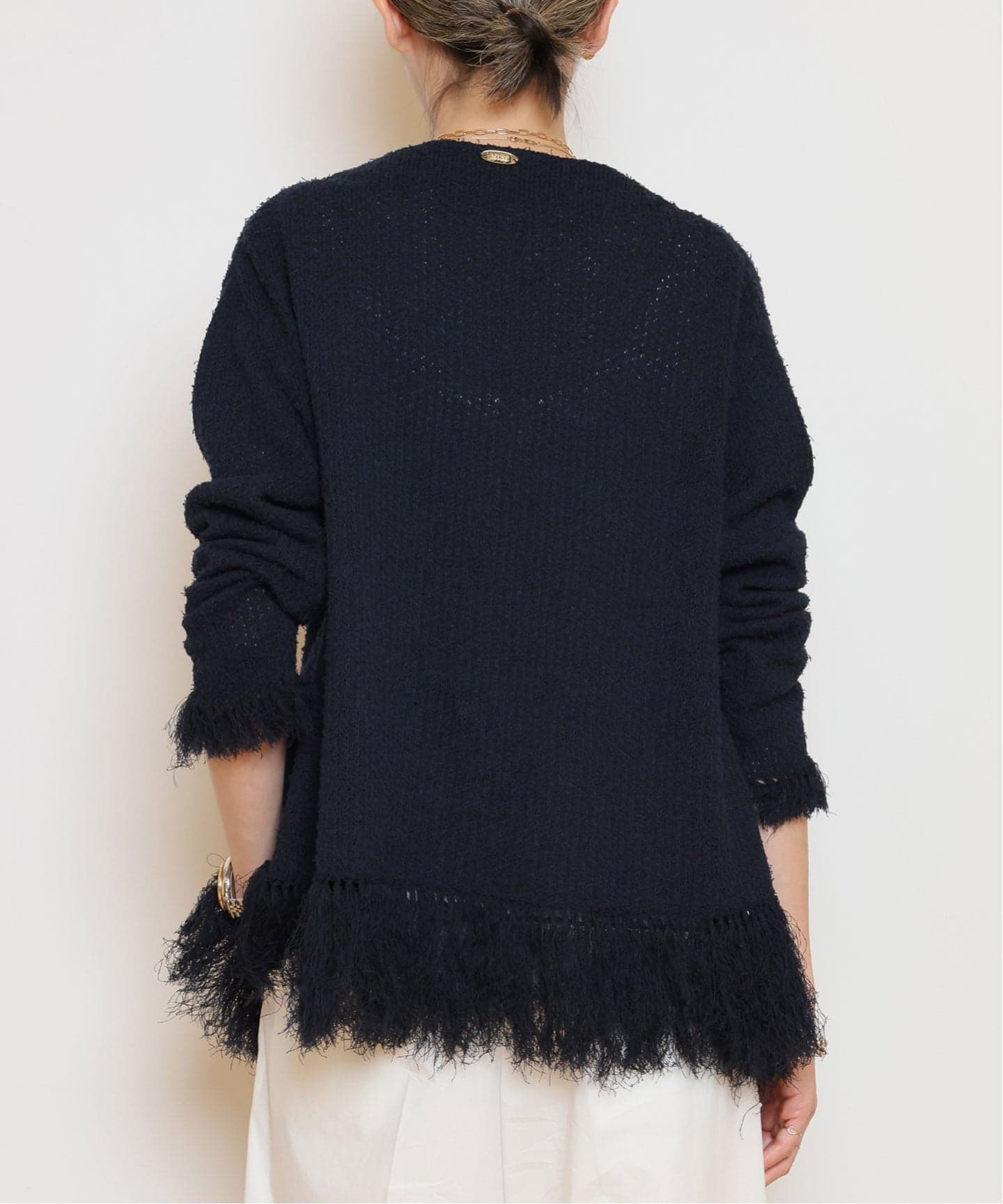 MIXTWEED KNIT ジャケット（ノーカラージャケット）｜MUSE de Deuxieme