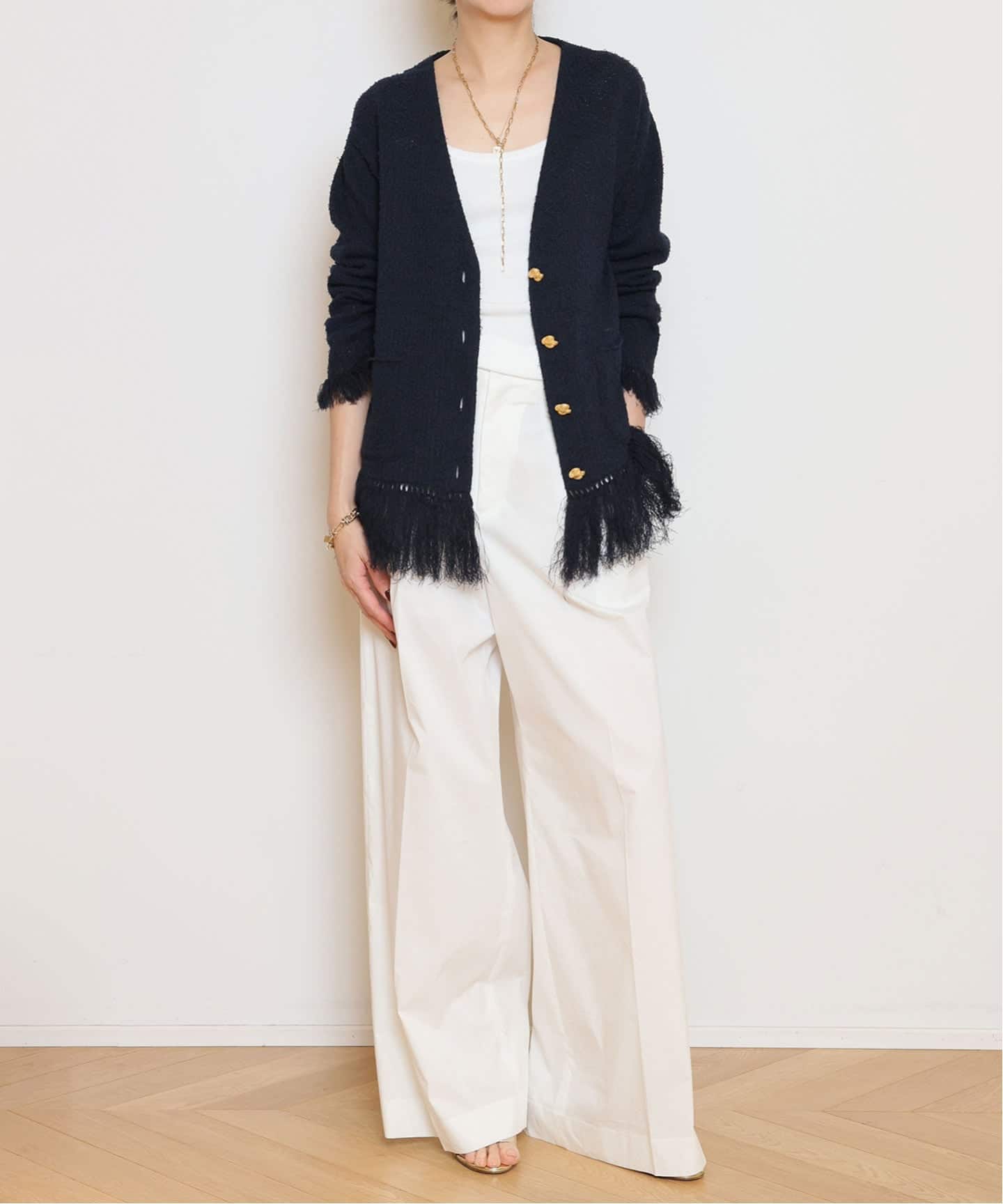 MIXTWEED KNIT ジャケット（ノーカラージャケット）｜MUSE de Deuxieme