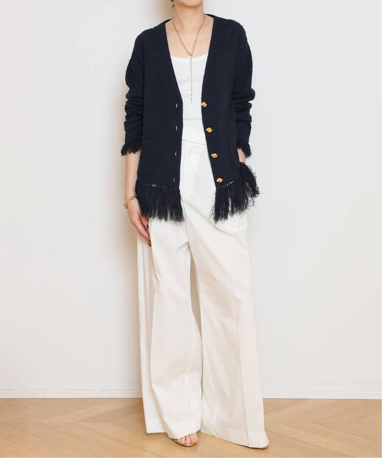 MIXTWEED KNIT ジャケット（ノーカラージャケット）｜MUSE de Deuxieme 