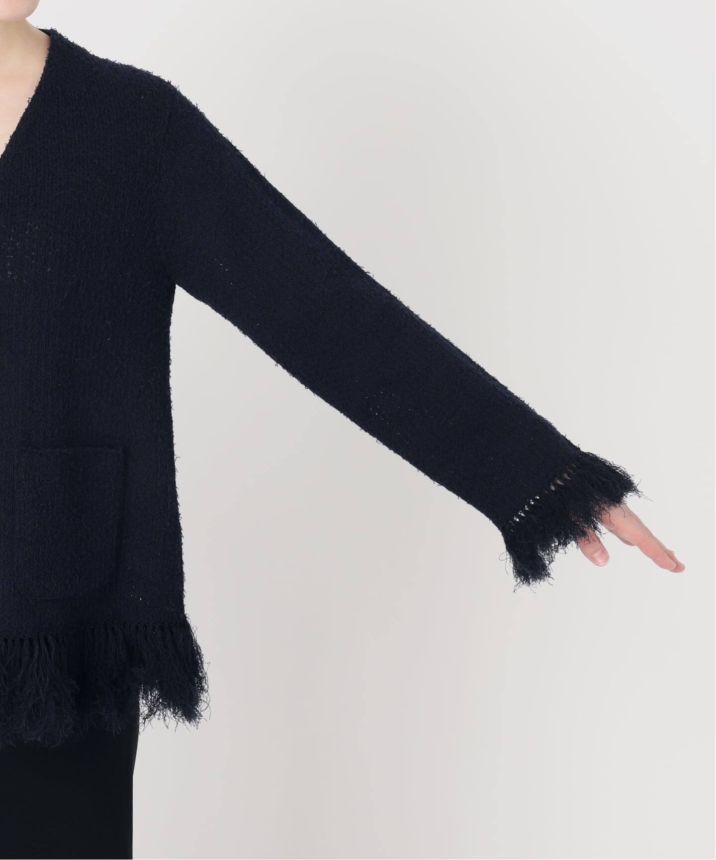 MUSE MIXTWEED KNIT ジャケット MIXTWEED KNIT ジャケット（ノーカラージャケット）｜MUSE de Deuxieme
