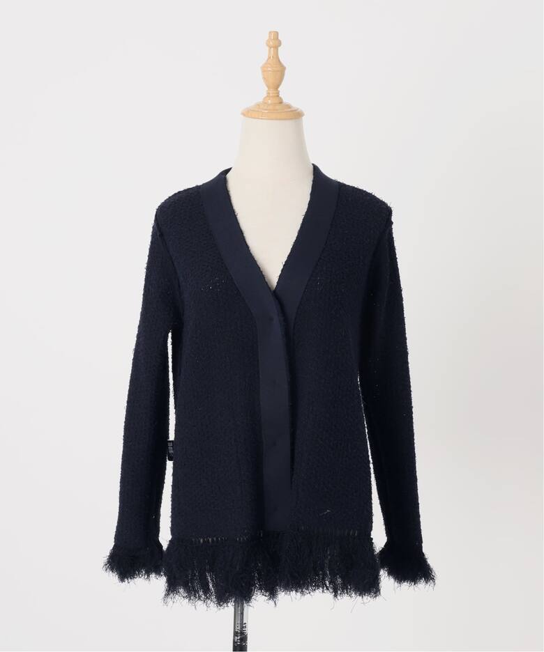 MIXTWEED KNIT ジャケット（ノーカラージャケット）｜MUSE de Deuxieme 