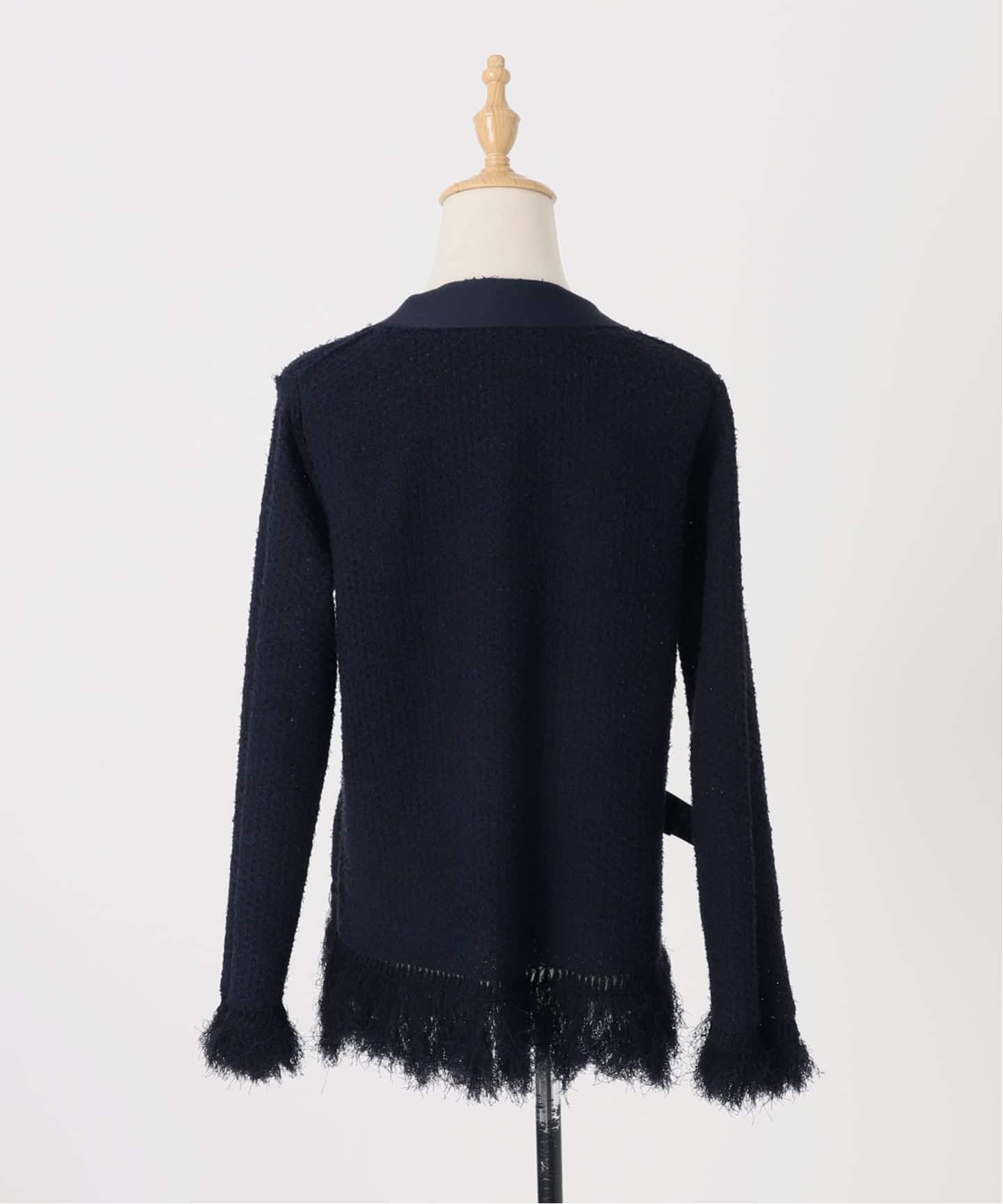 MIXTWEED KNIT ジャケット（ノーカラージャケット）｜MUSE de Deuxieme