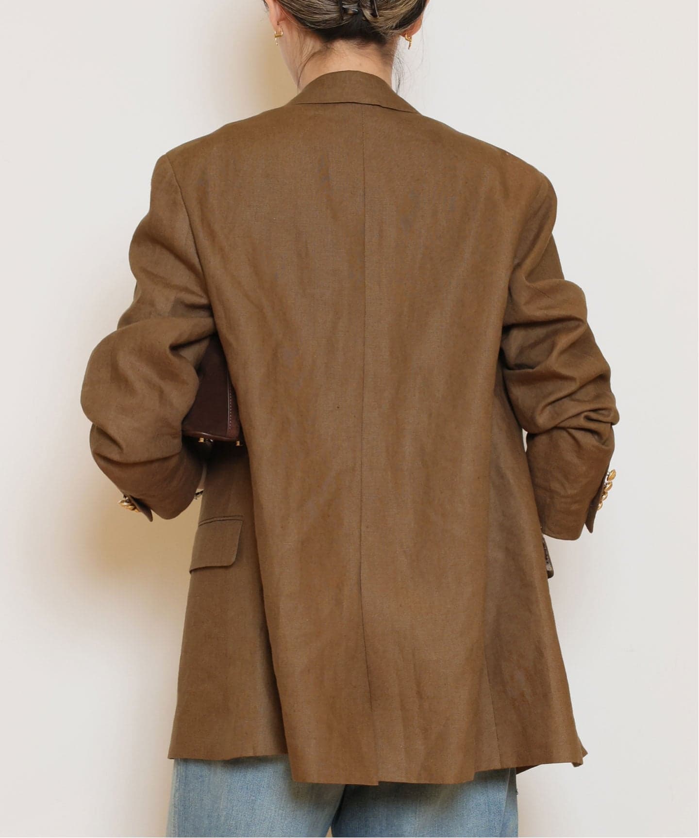 Linen Collarless ブレザー Deuxieme Classe 【公式通販】