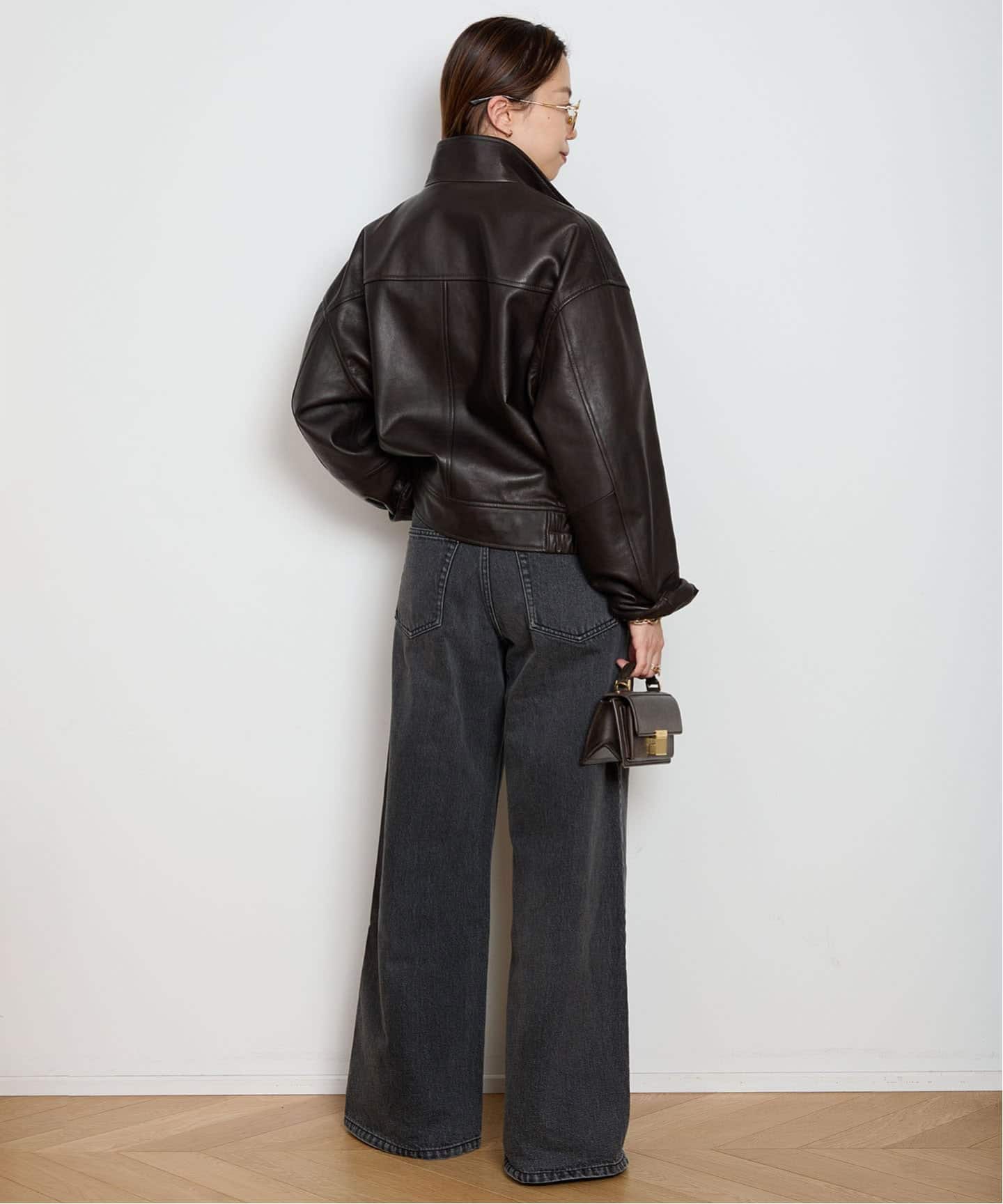Deuxieme Classe Stand Collar レザーブルゾン Stand Collar レザーブルゾン（レザージャケット）｜Deuxieme Classe