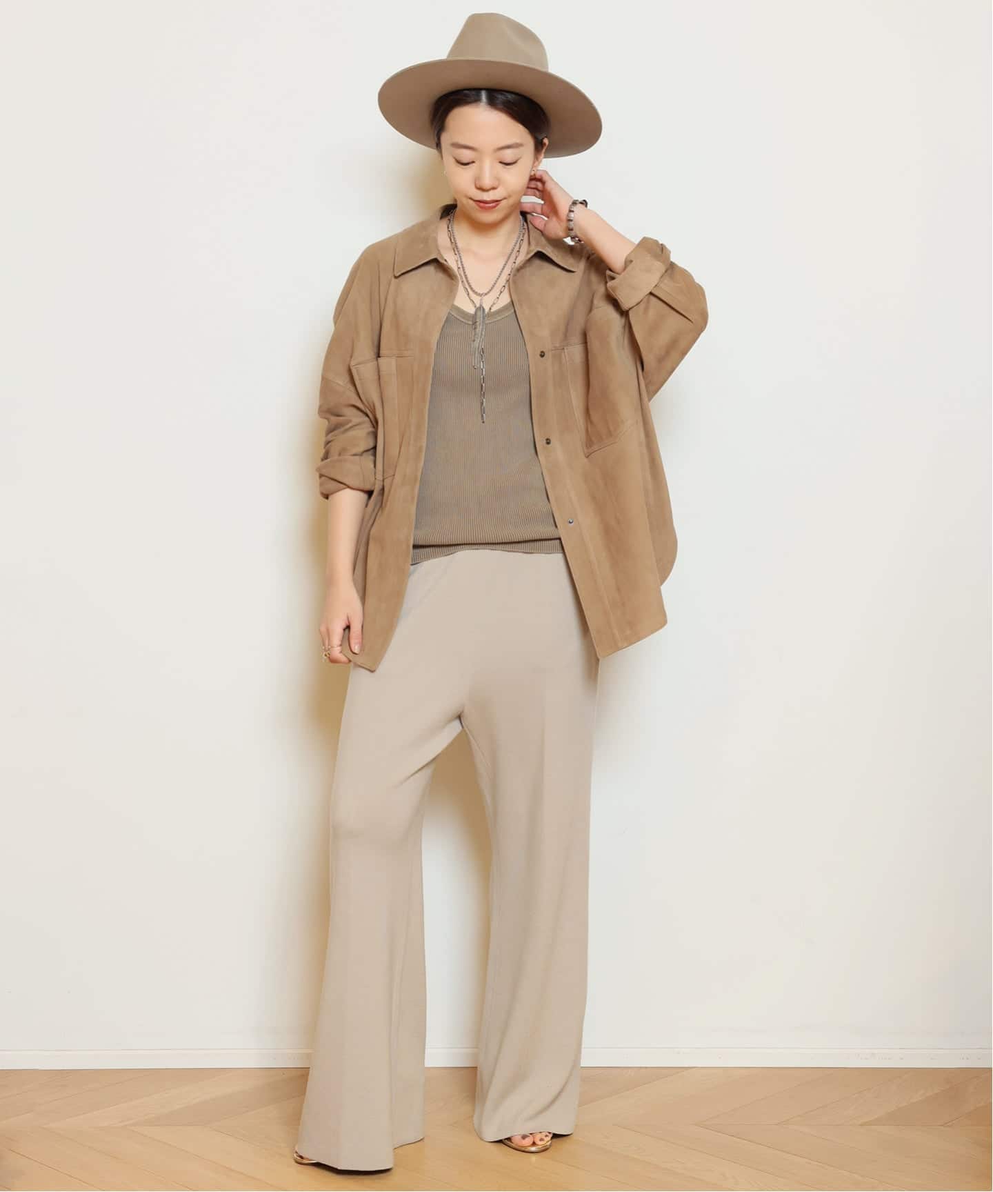 FURLING by GIANNI/ファーリングバイジャンニ】SUEDE シャツジャケット