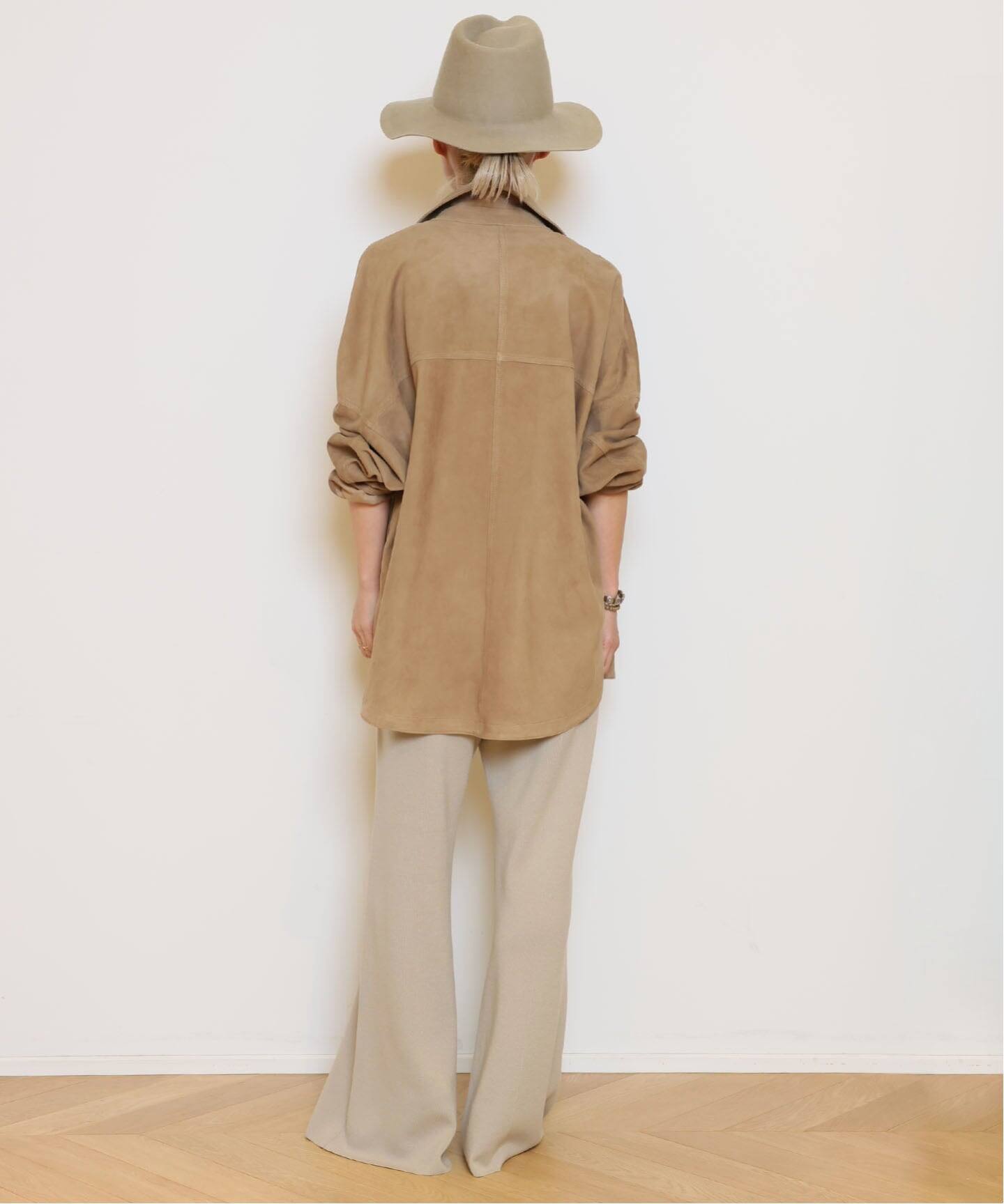 FURLING by GIANNI/ファーリングバイジャンニ】SUEDE シャツジャケット