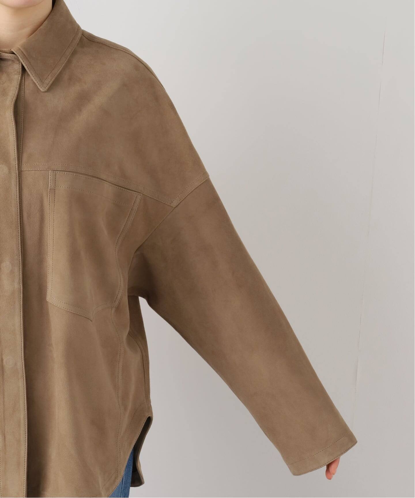 FURLING by GIANNI/ファーリングバイジャンニ】SUEDE シャツジャケット