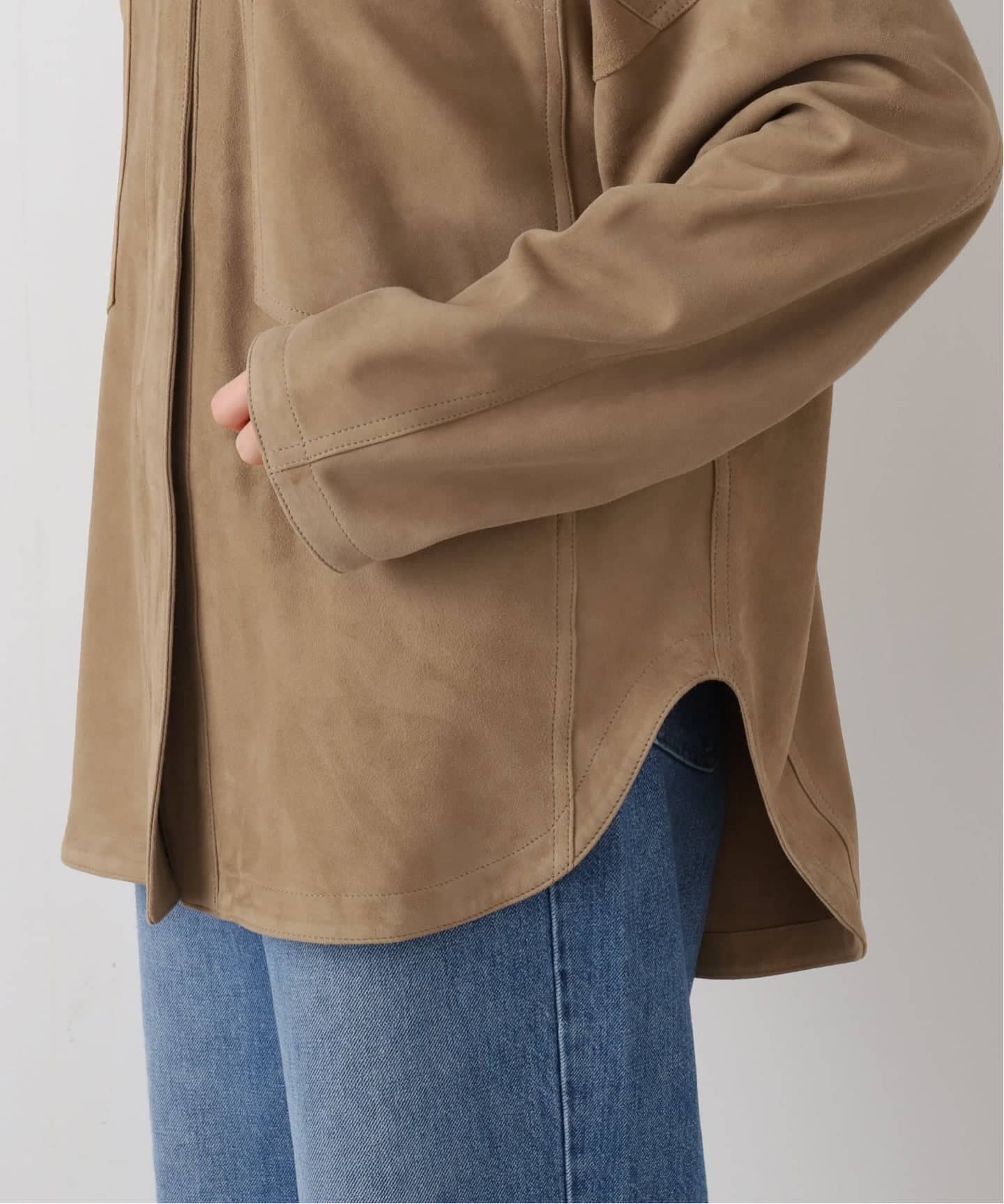 FURLING by GIANNI/ファーリングバイジャンニ】SUEDE シャツジャケット