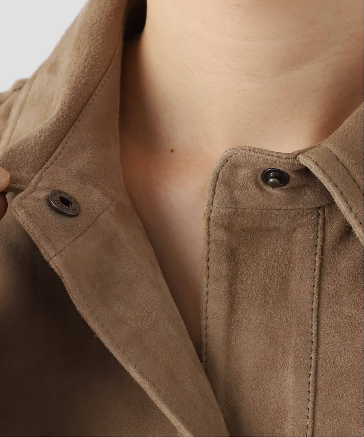 FURLING by GIANNI/ファーリングバイジャンニ】SUEDE シャツジャケット