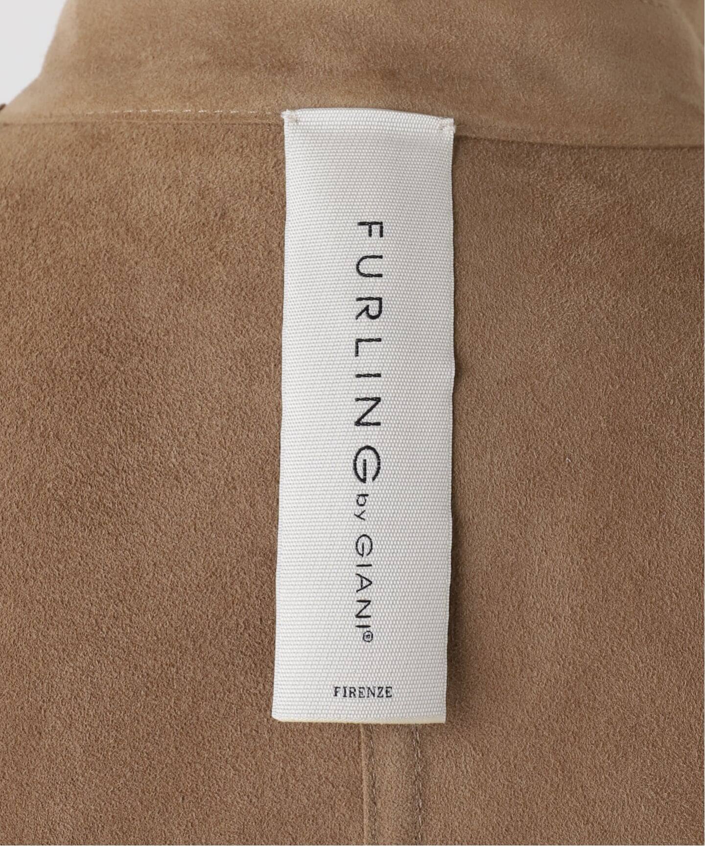 FURLING by GIANI ファーリングバイジャンニ スエードベスト・ジレ FURLING BY GIANI】別注ファージレ（ベスト） | AUBRIOT（オブリオ
