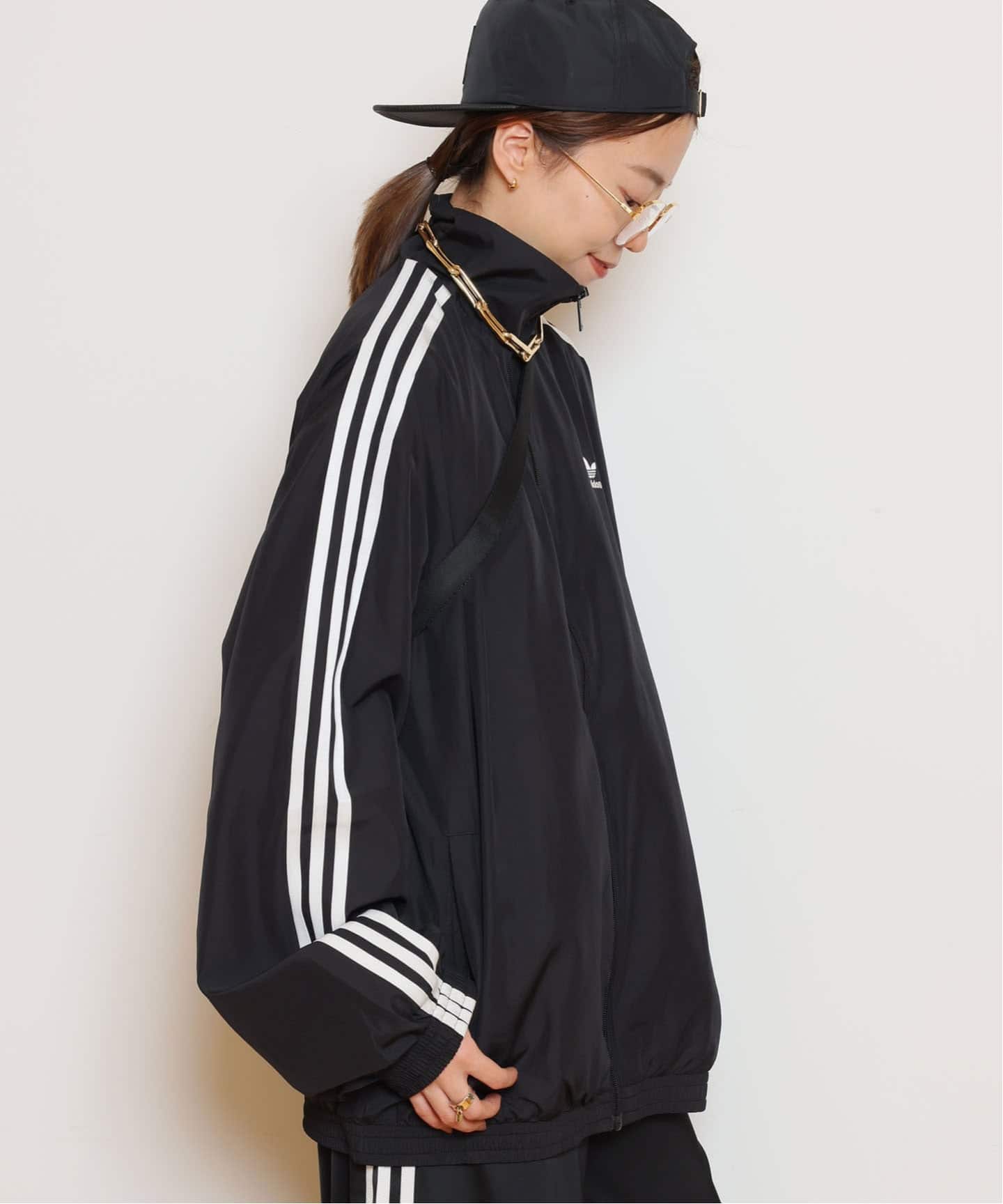 ADIDAS/アディダス】OVERSIZED TRACK TOP ジャケット（その他ブルゾン