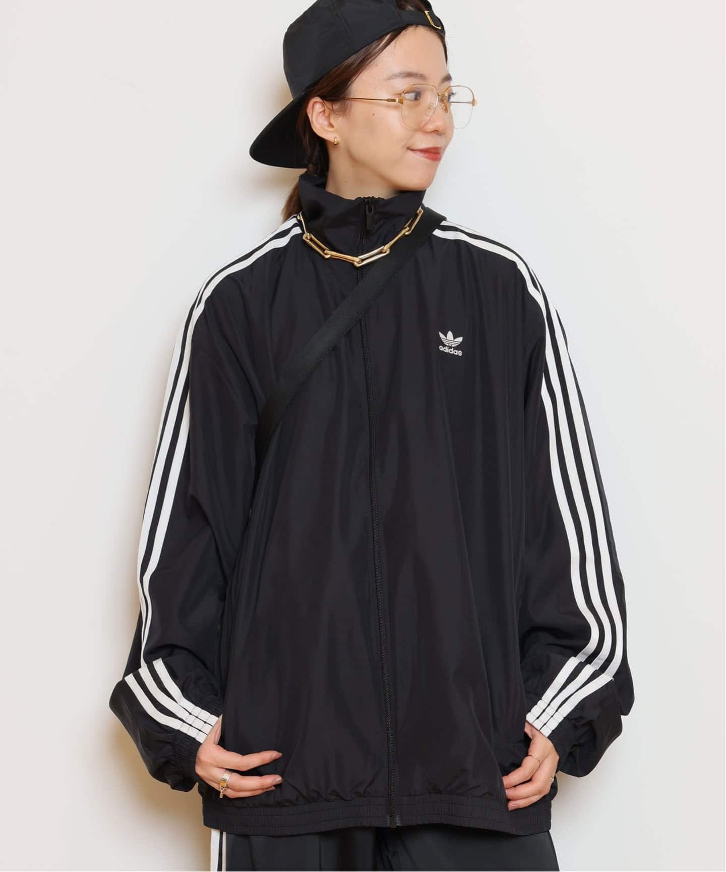 ADIDAS/アディダス】OVERSIZED TRACK TOP ジャケット（その他ブルゾン