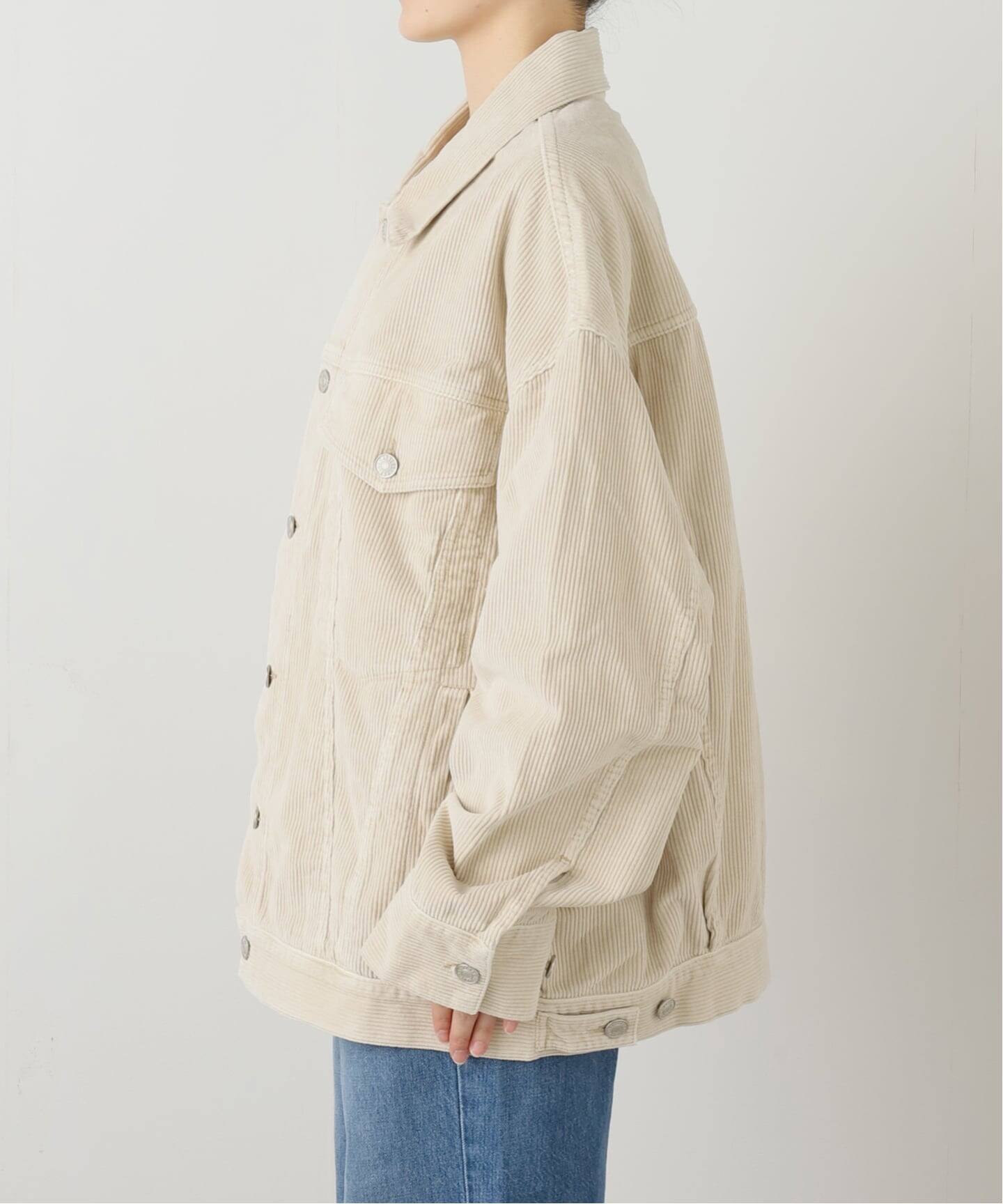 MUSE de Deuxieme Classe・AGOLDE ジャケット AGOLDE / エー・ゴールド・イー】REWORKED WAYNE ジャケット（NATURAL