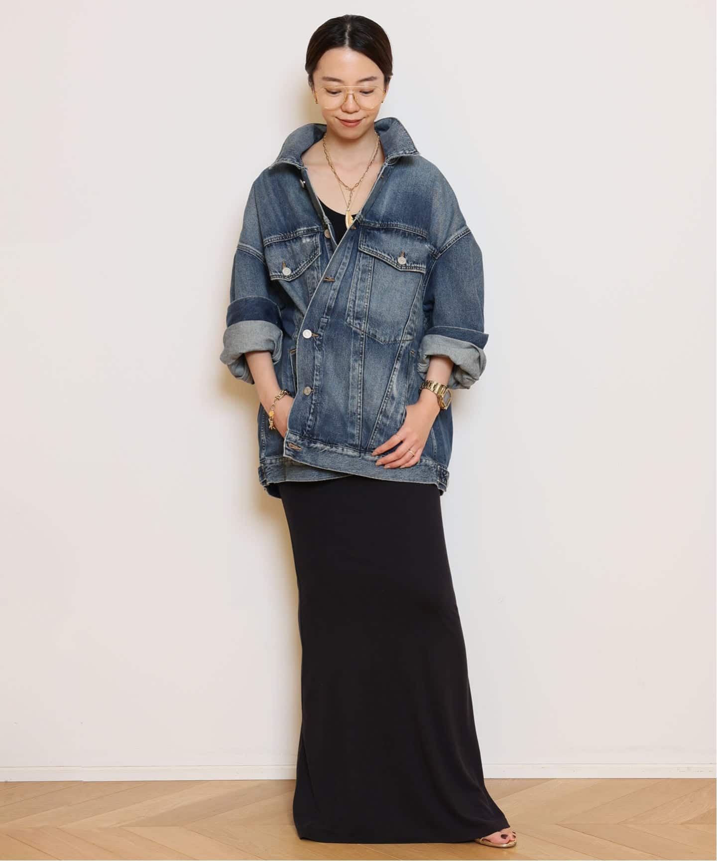 AGOLDE / エー・ゴールド・イー】REWORKED WAYNE ジャケット（DENIM