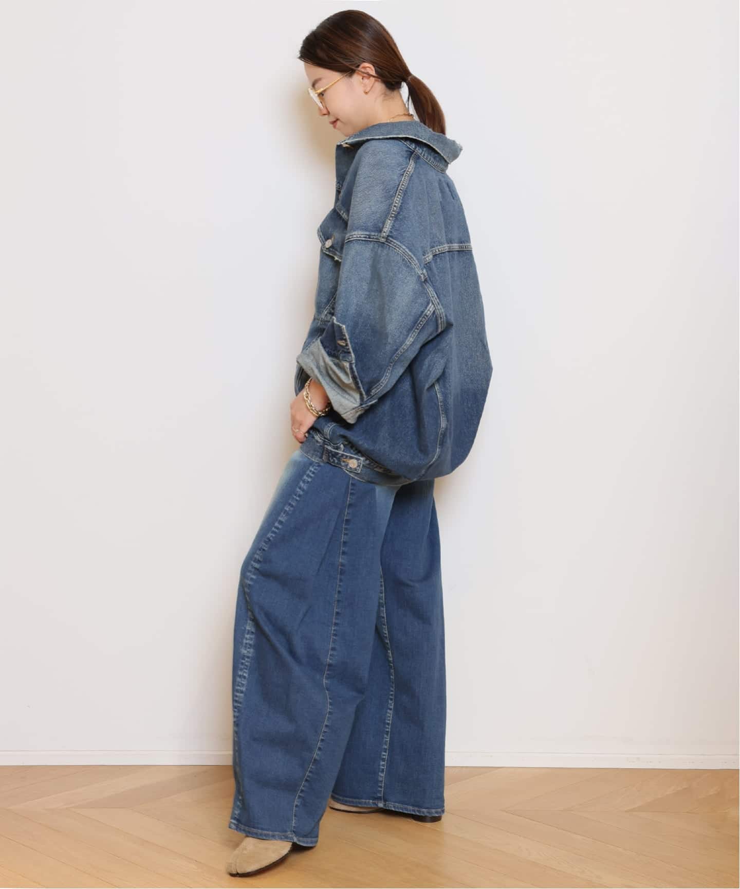 AGOLDE / エー・ゴールド・イー】REWORKED WAYNE ジャケット（DENIM