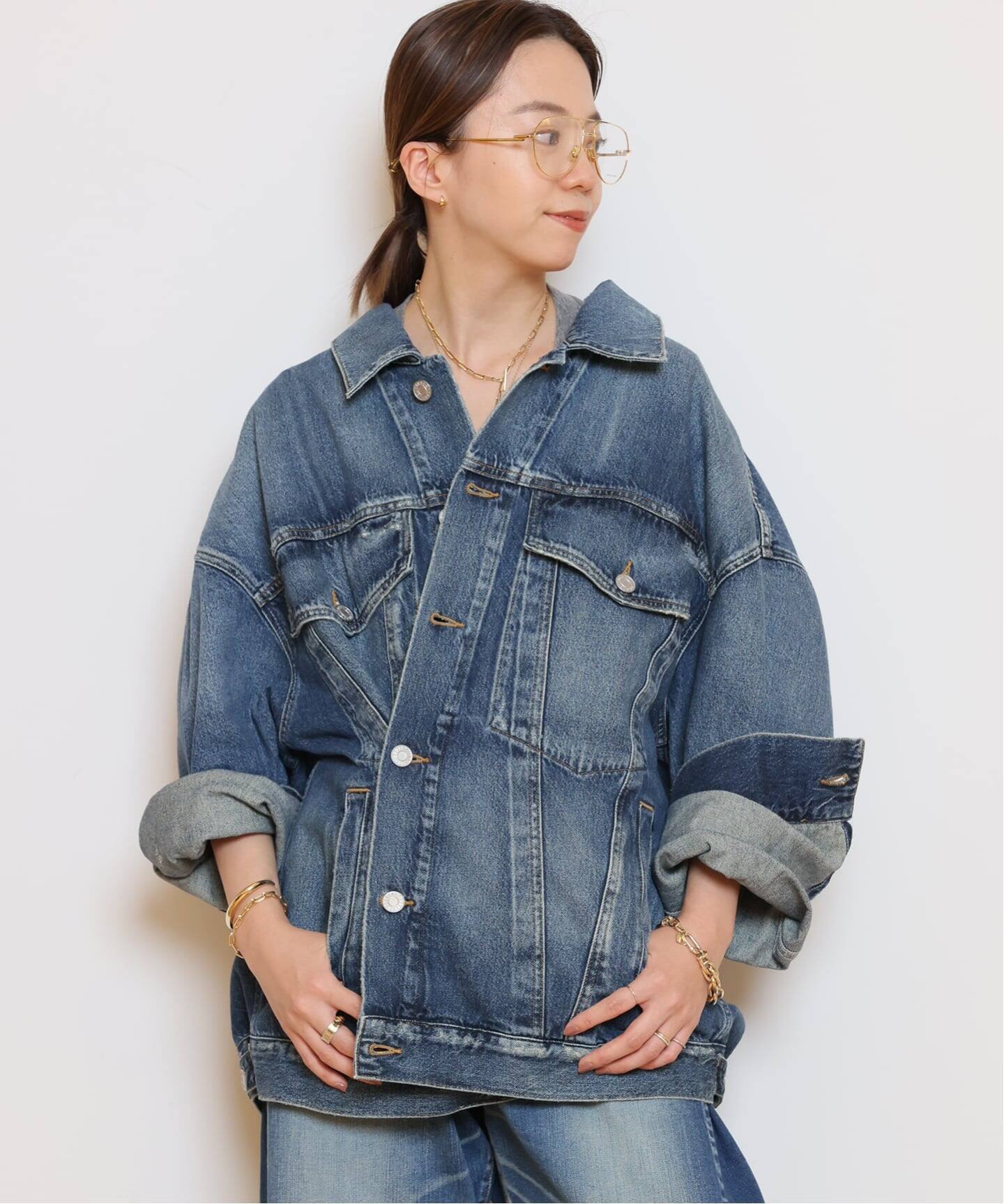 AGOLDE / エー・ゴールド・イー】REWORKED WAYNE ジャケット（DENIM