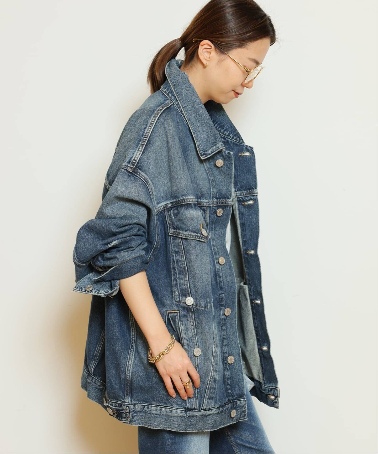 AGOLDE / エー・ゴールド・イー】REWORKED WAYNE ジャケット（DENIM 