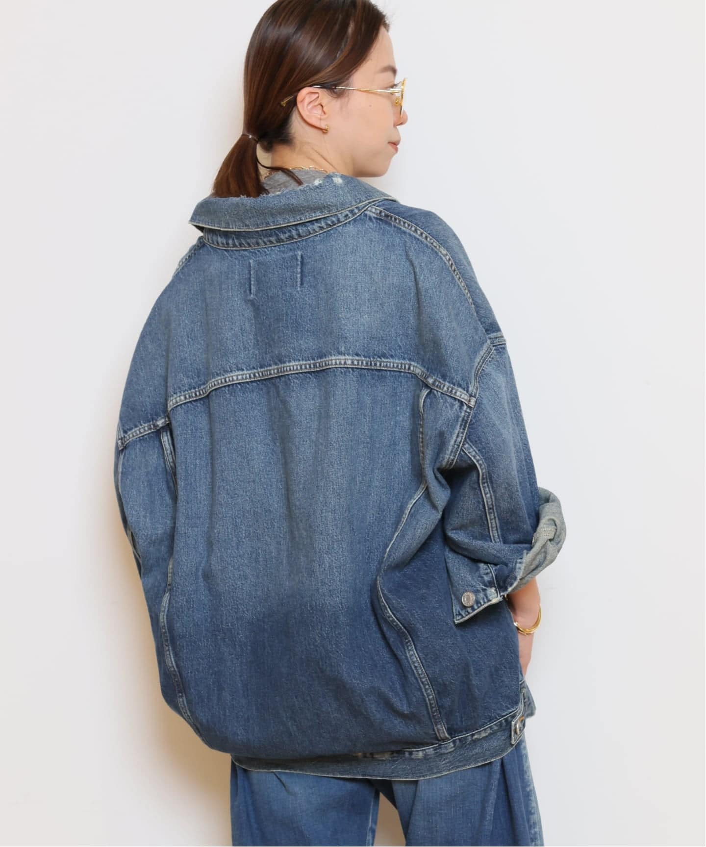 AGOLDE / エー・ゴールド・イー】REWORKED WAYNE ジャケット（DENIM