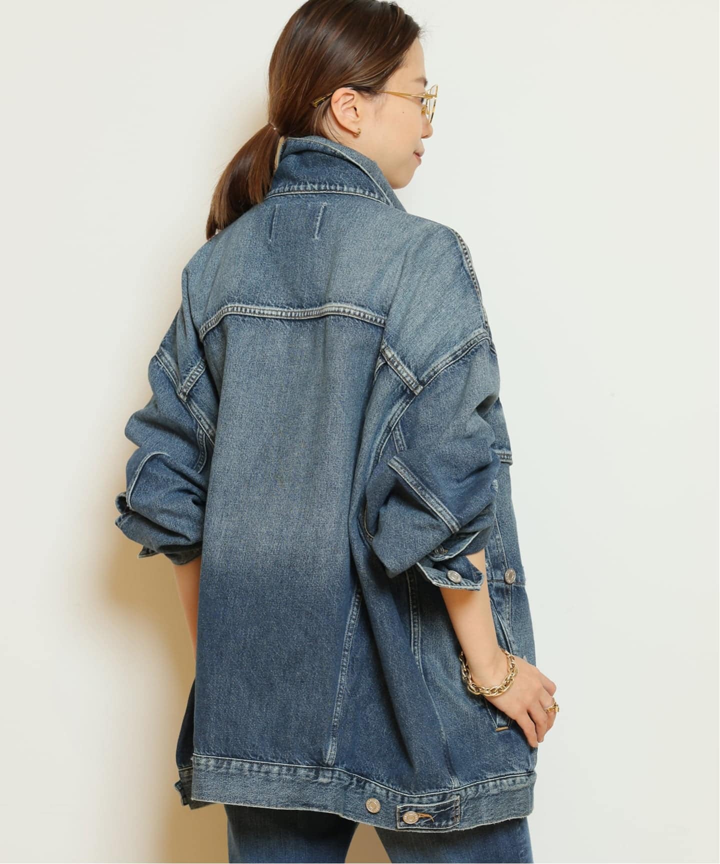 AGOLDE / エー・ゴールド・イー】REWORKED WAYNE ジャケット（DENIM