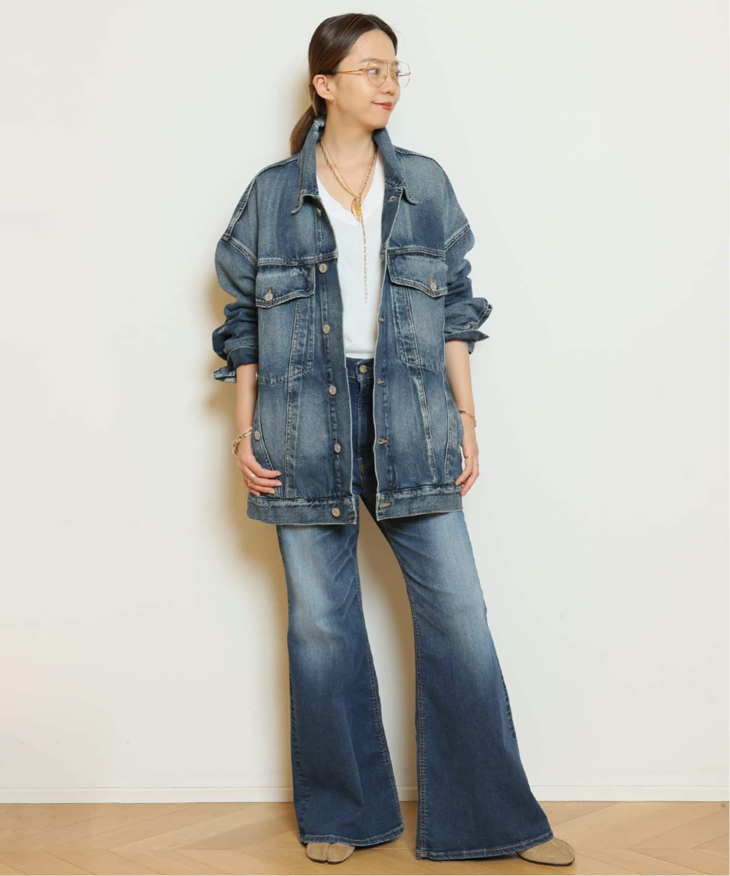 AGOLDE / エー・ゴールド・イー】REWORKED WAYNE ジャケット（DENIM