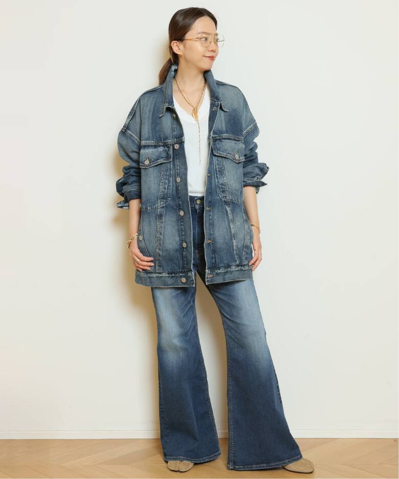 AGOLDE / エー・ゴールド・イー】REWORKED WAYNE ジャケット（DENIM 