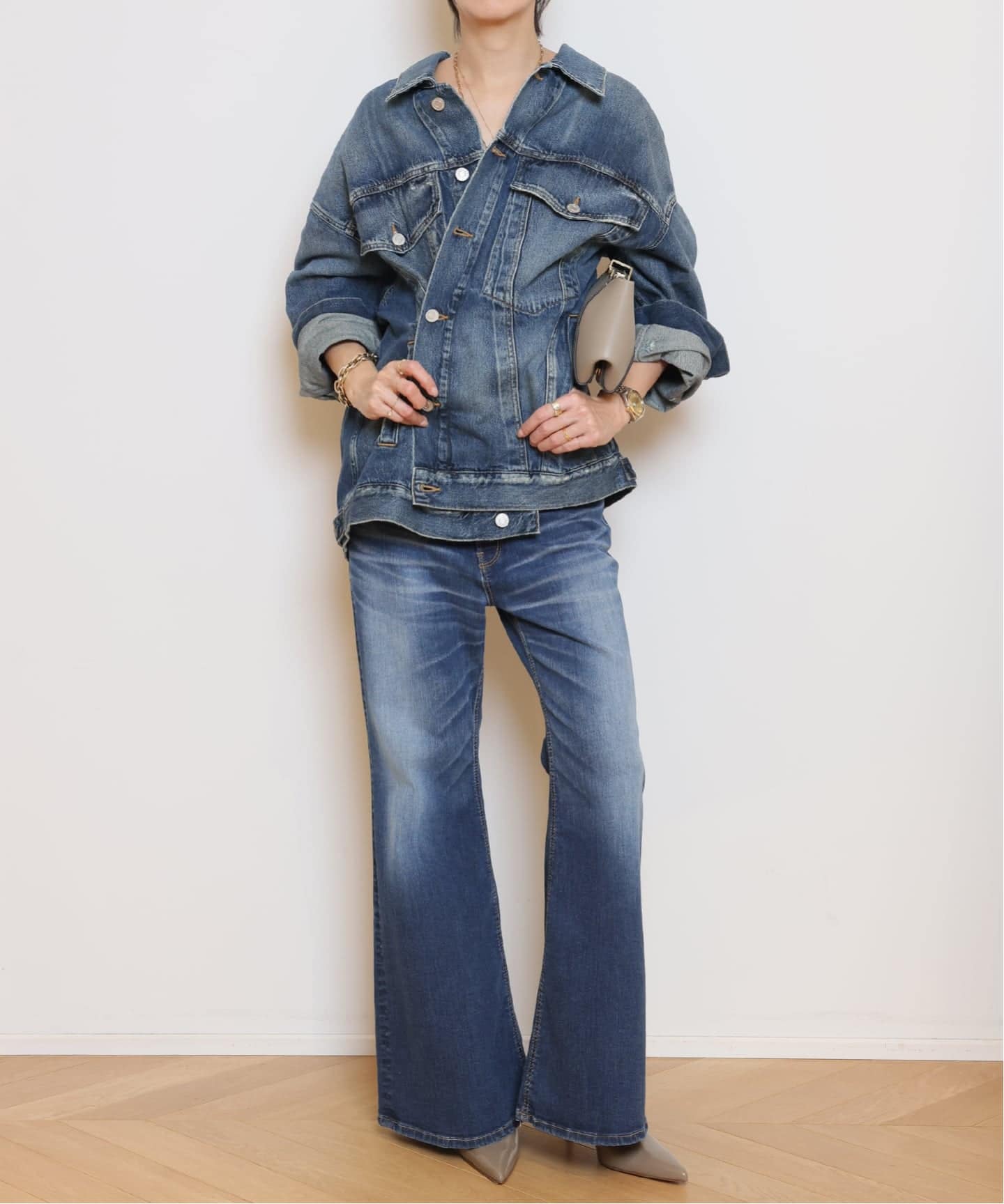 AGOLDE / エー・ゴールド・イー】REWORKED WAYNE ジャケット（DENIM