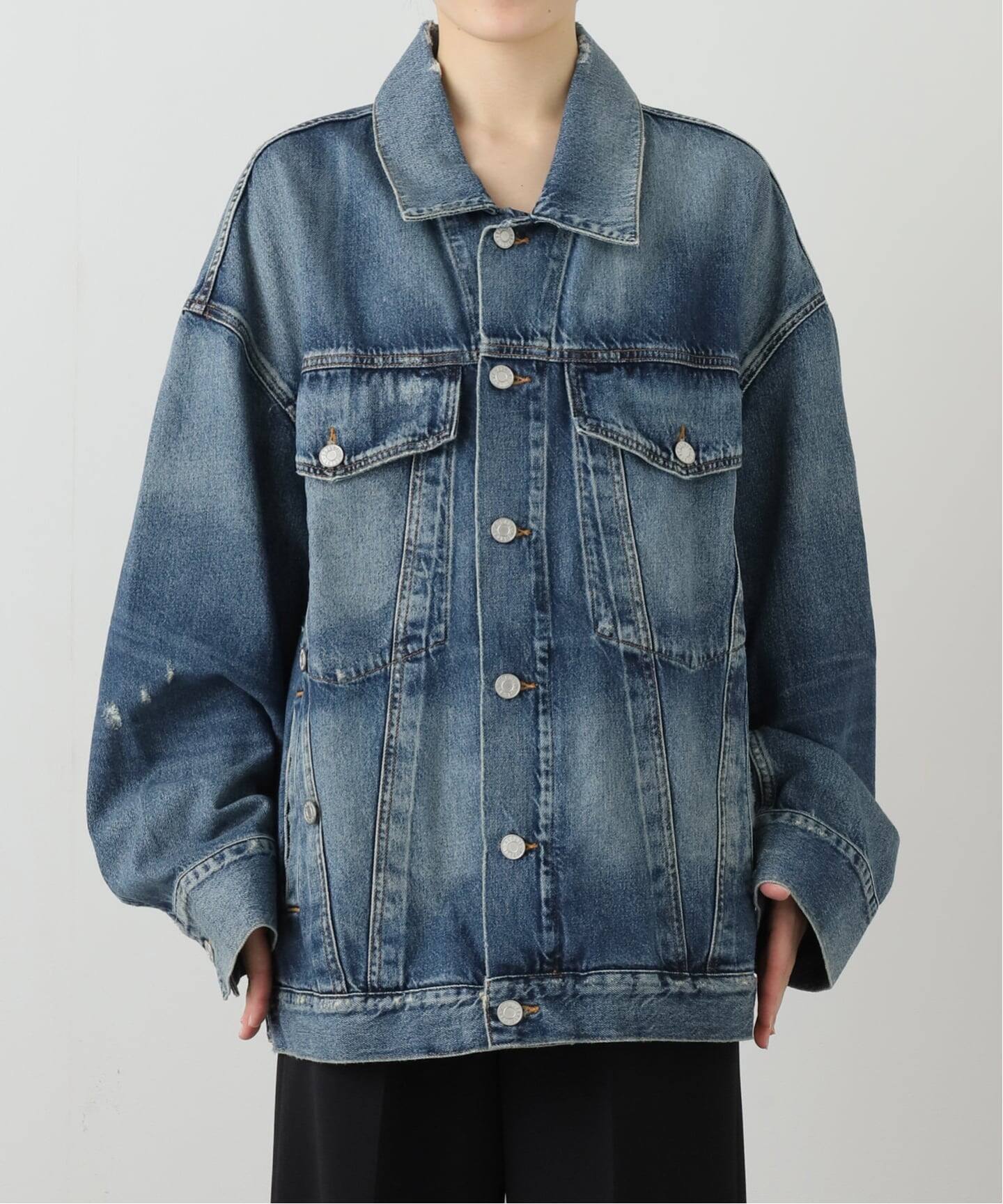 AGOLDE / エー・ゴールド・イー】REWORKED WAYNE ジャケット（DENIM 