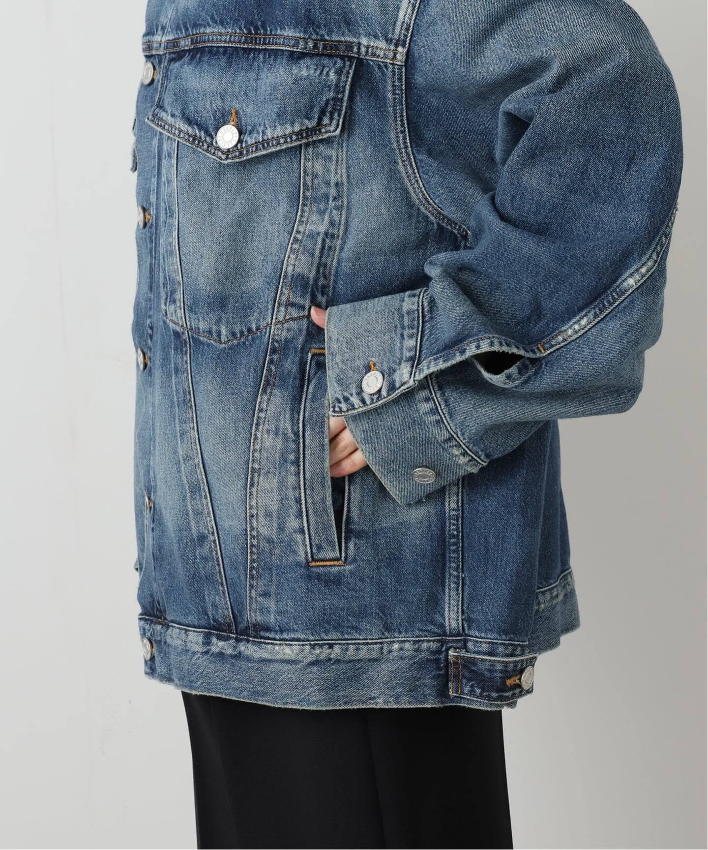 AGOLDE / エー・ゴールド・イー】REWORKED WAYNE ジャケット（DENIM