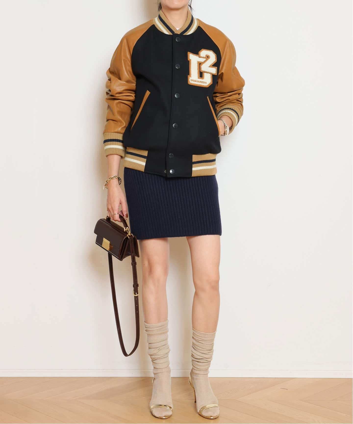 DSQUARED2/ディースクエアード】VARSITY BOMBER ジャケット（その他