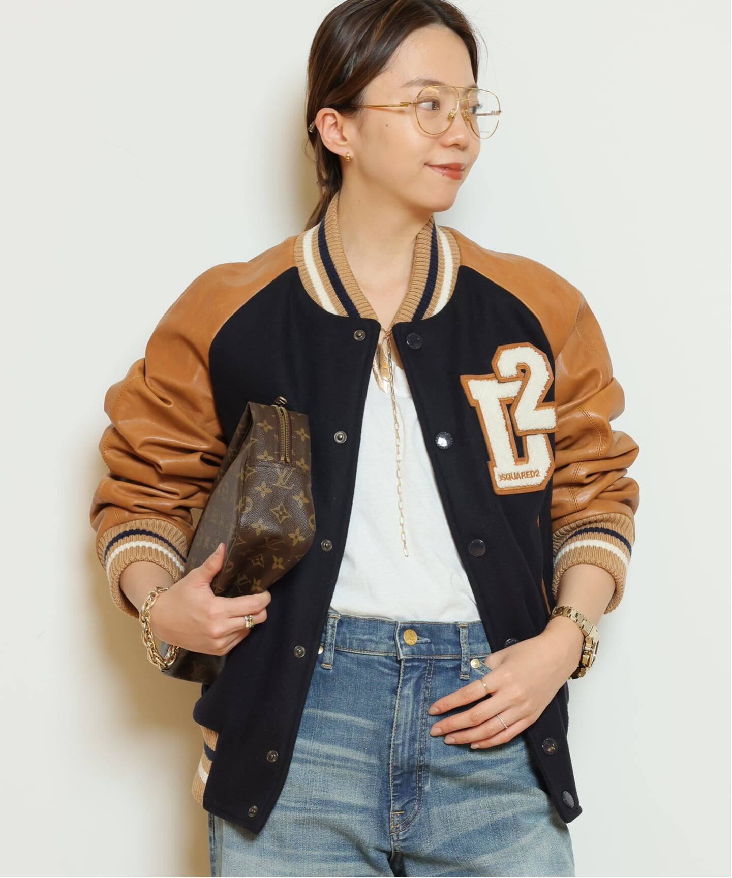 DSQUARED2/ディースクエアード】VARSITY BOMBER ジャケット（その他 