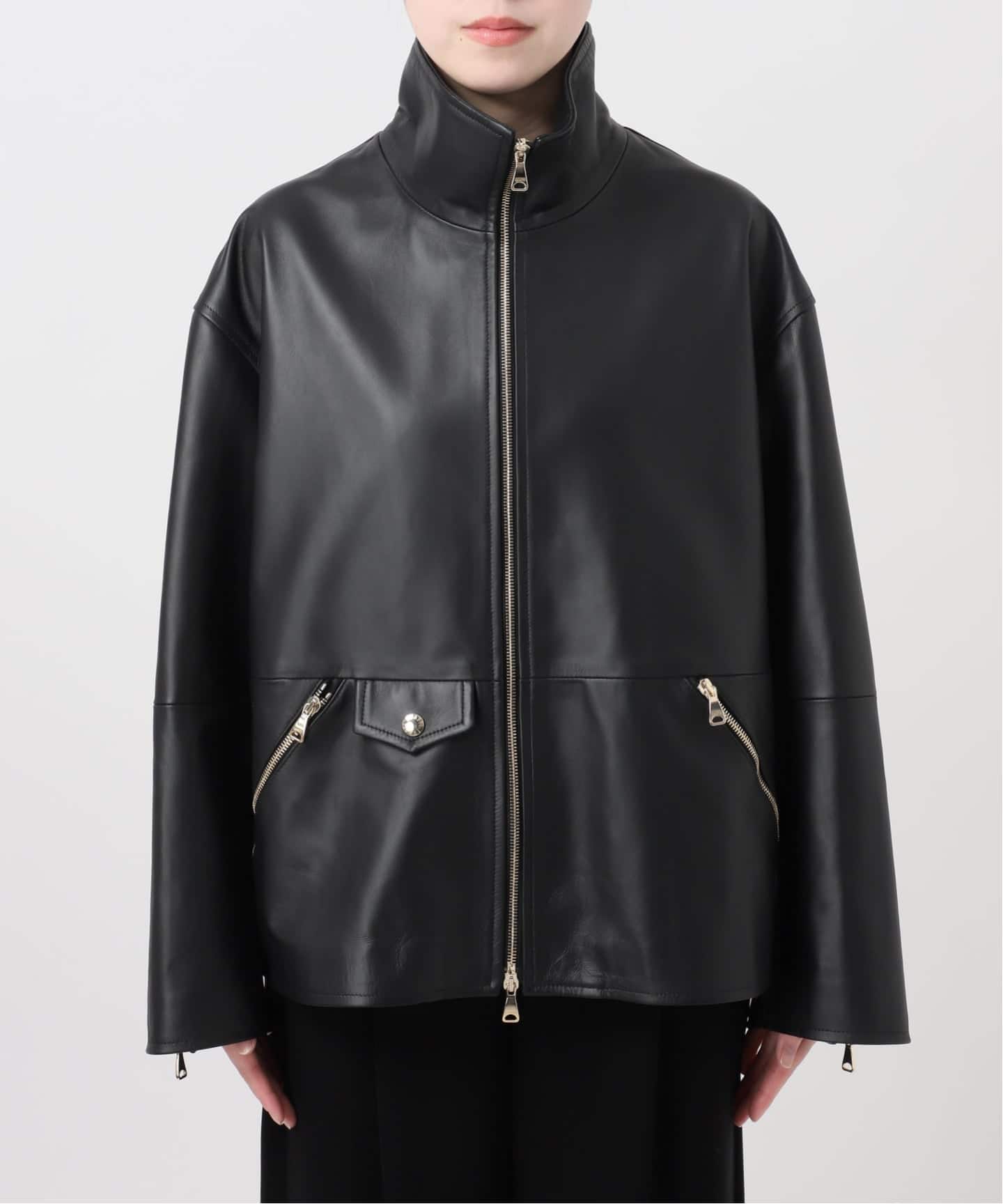 EMMETI/エンメティー】LAMB SKIN ブルゾン（レザージャケット）｜MUSE