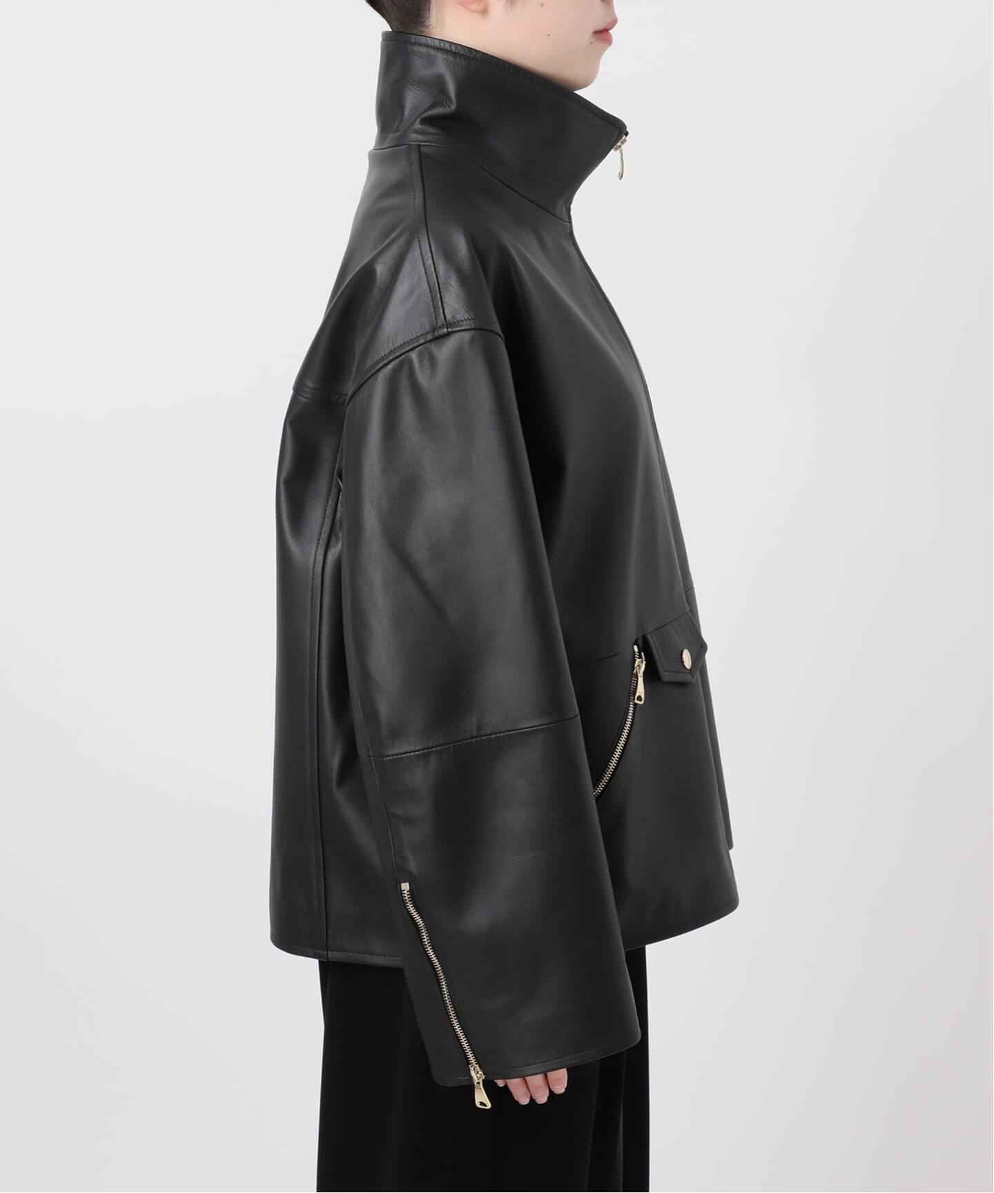 ドゥーズイエムクラス購入MEATPACKINGレザーブルゾン黒 EMMETI/エンメティー】LAMB SKIN ブルゾン（レザージャケット）｜MUSE