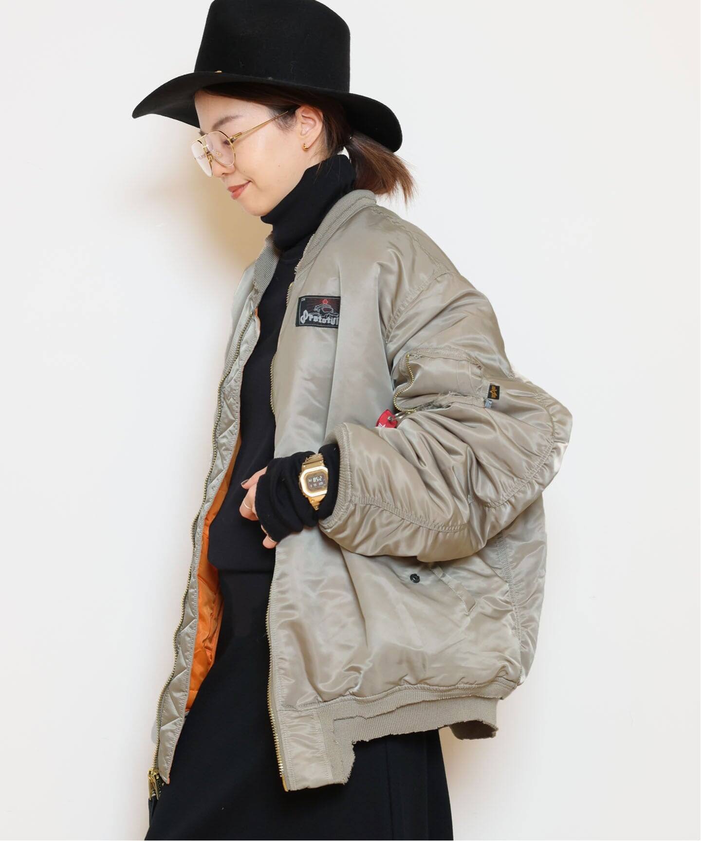 PROTOTYPES アウター prototypes/プロトタイプス】NYLON BOMBER ジャケット（ミリタリー