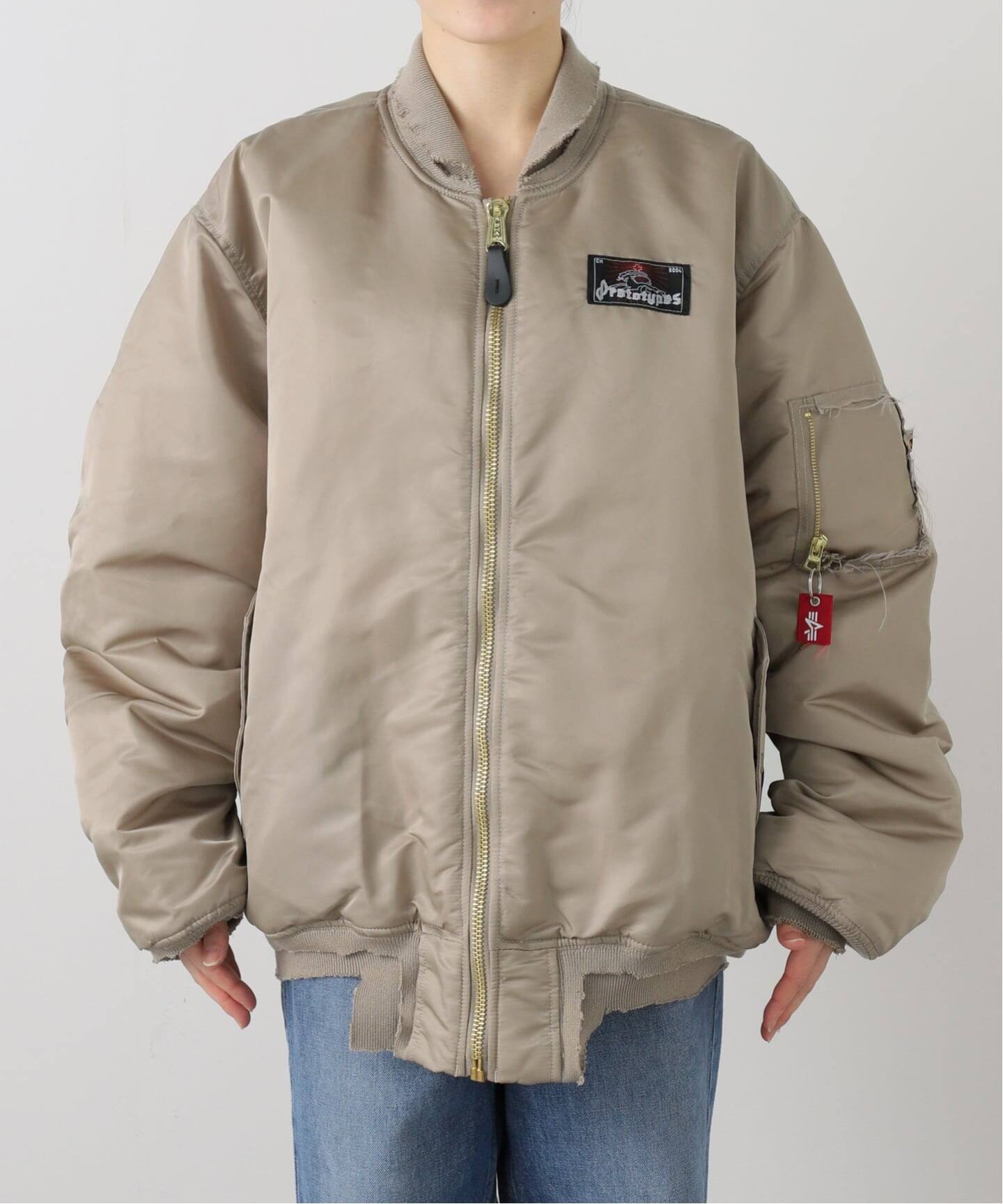 PROTOTYPES アウター PROTOTYPES＞ BOMBER JACKET/ブルゾン