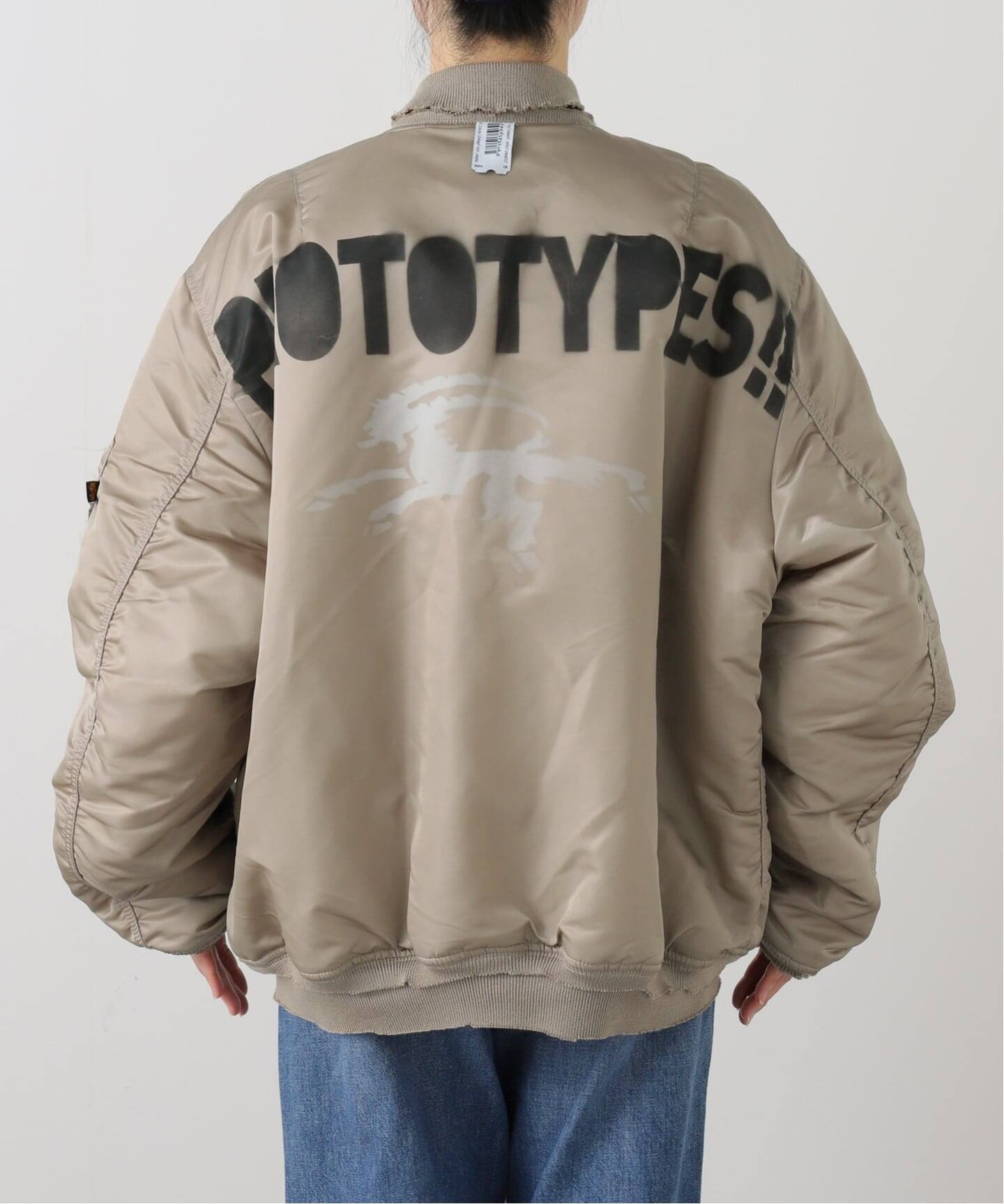 PROTOTYPES アウター prototypes/プロトタイプス】NYLON BOMBER ジャケット（ミリタリー