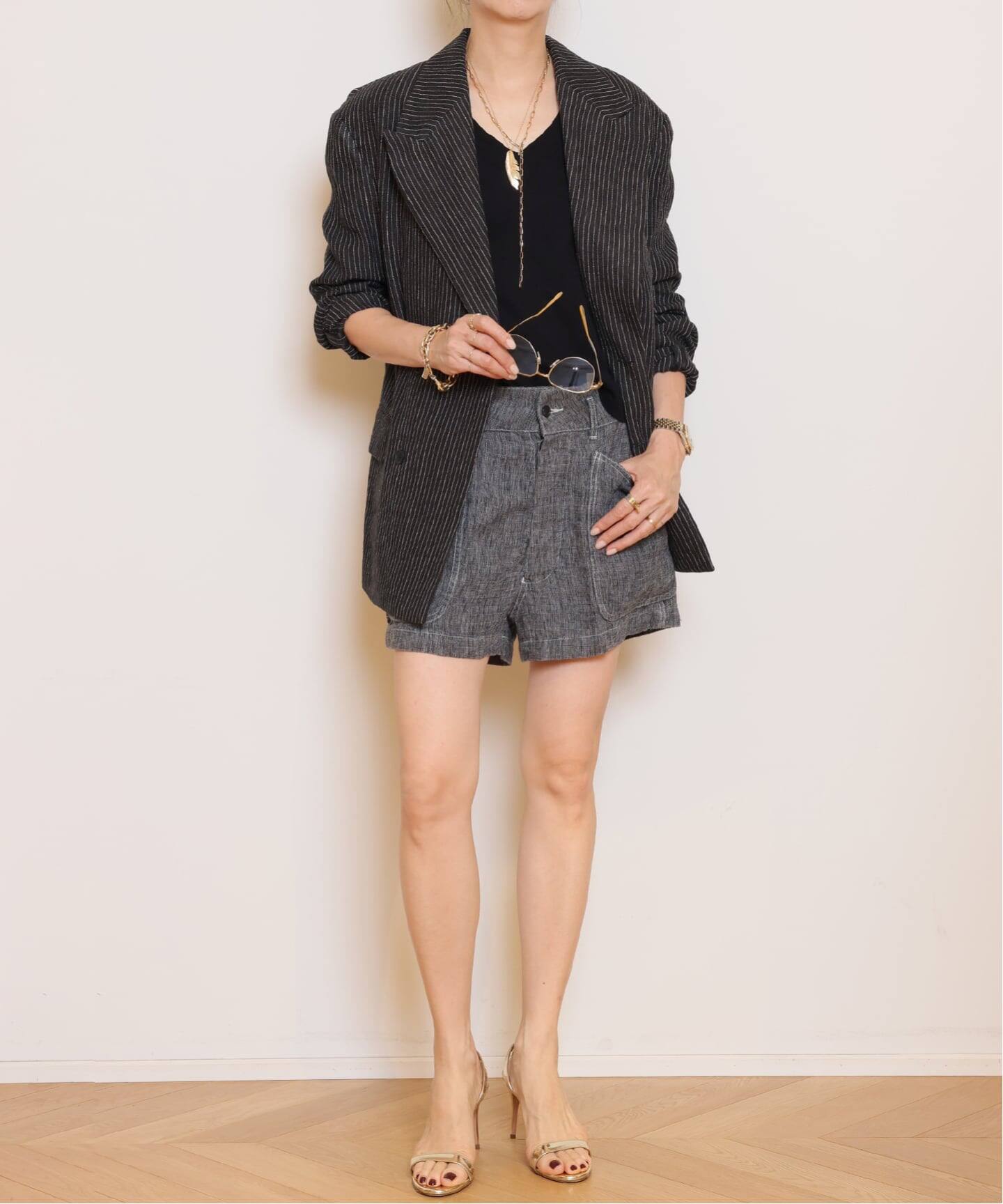 R13/アールサーティーン】DB PEAK LAPEL RAGGED JKジャケット 