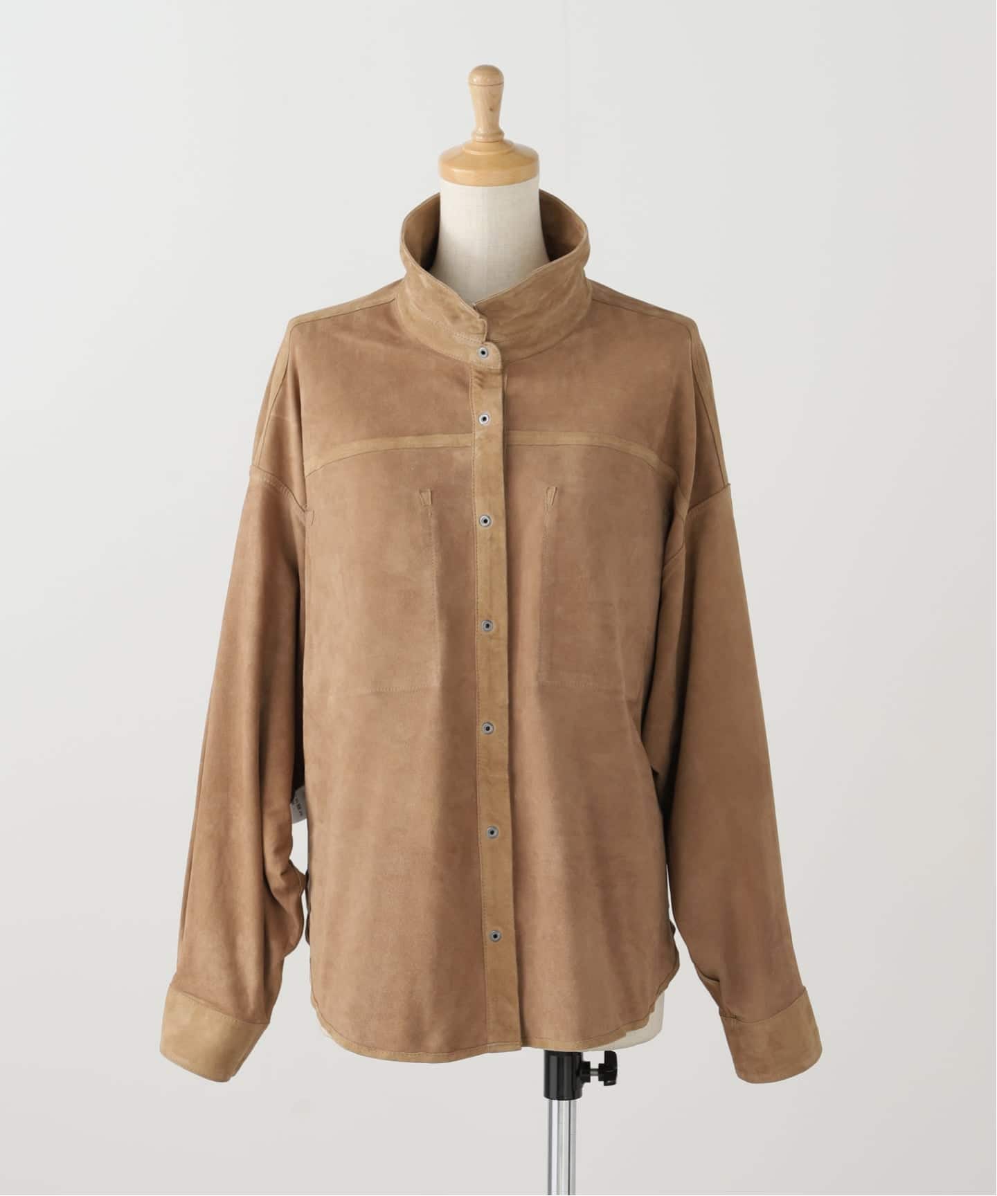 予約》【OneTeaSpoon/ワンティースプーン】SUEDE DARIA シャツ