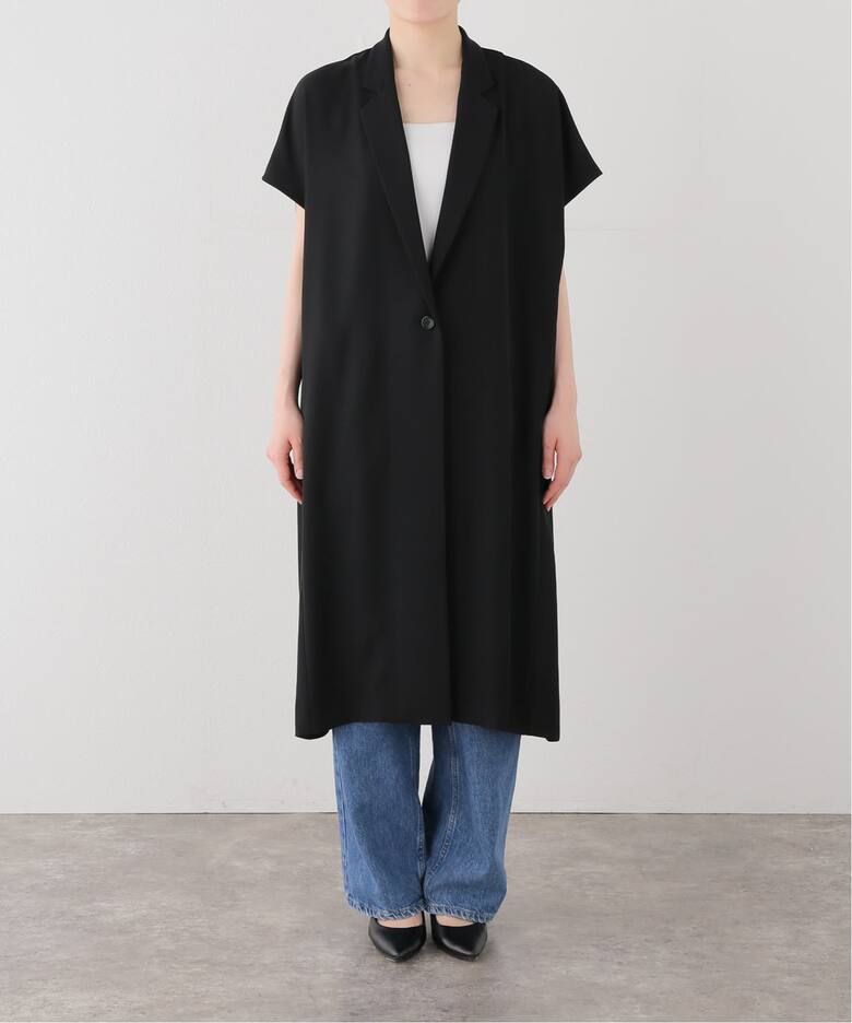Georgette Long Vest（ジレ）｜L
