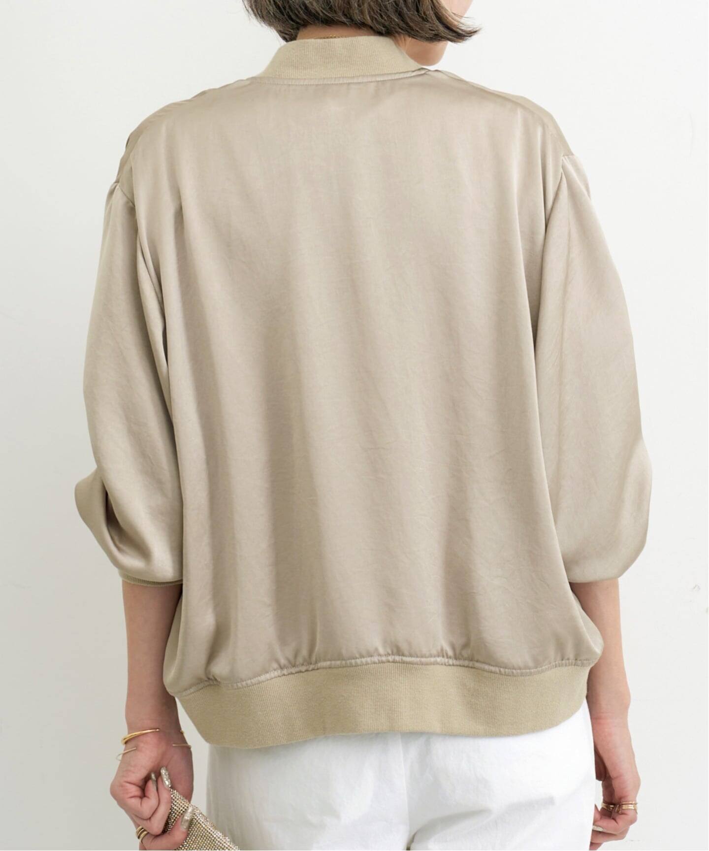 Satin Blouson（その他ジャケット・スーツ）｜L