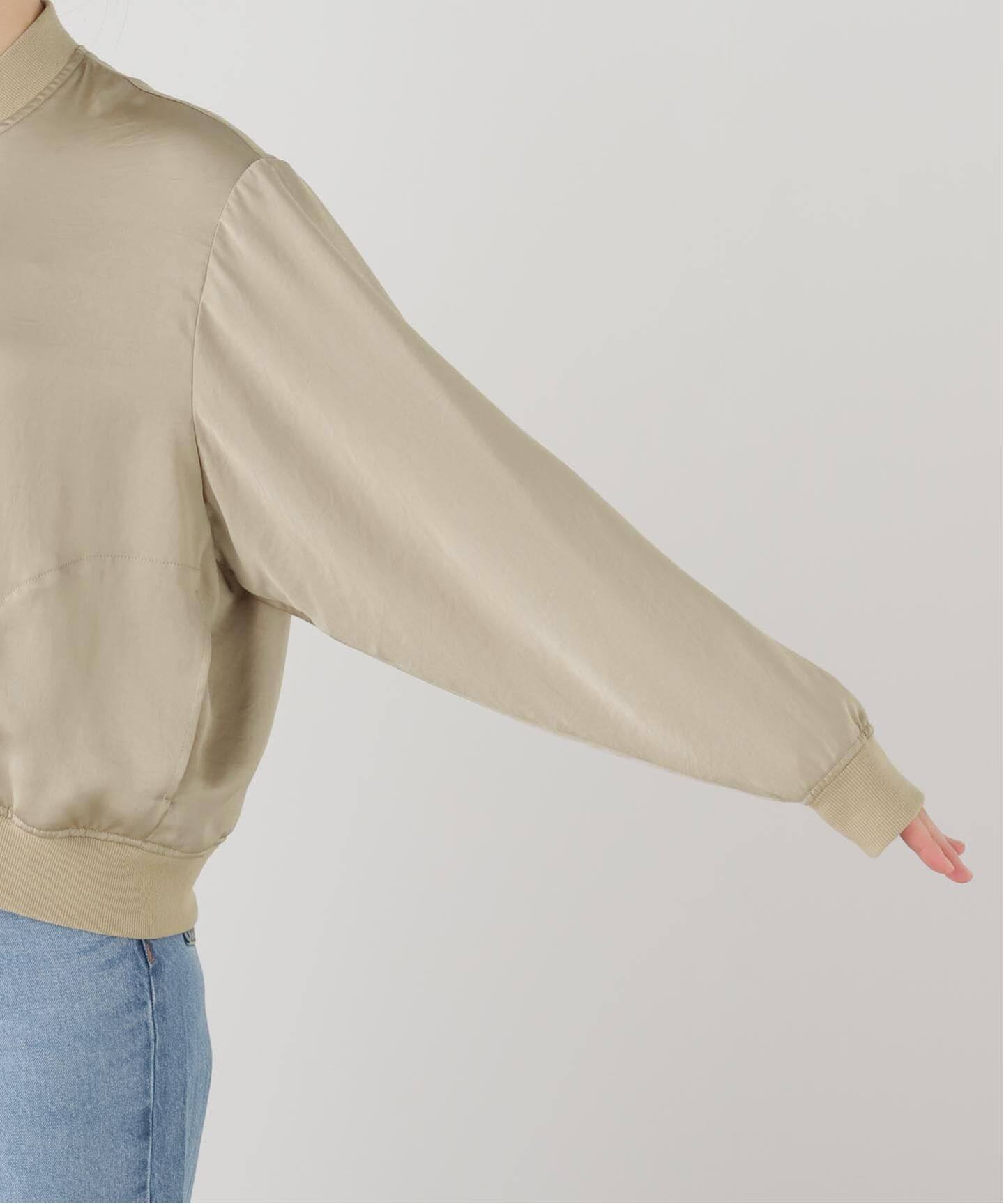 Satin Blouson（その他ジャケット・スーツ）｜L