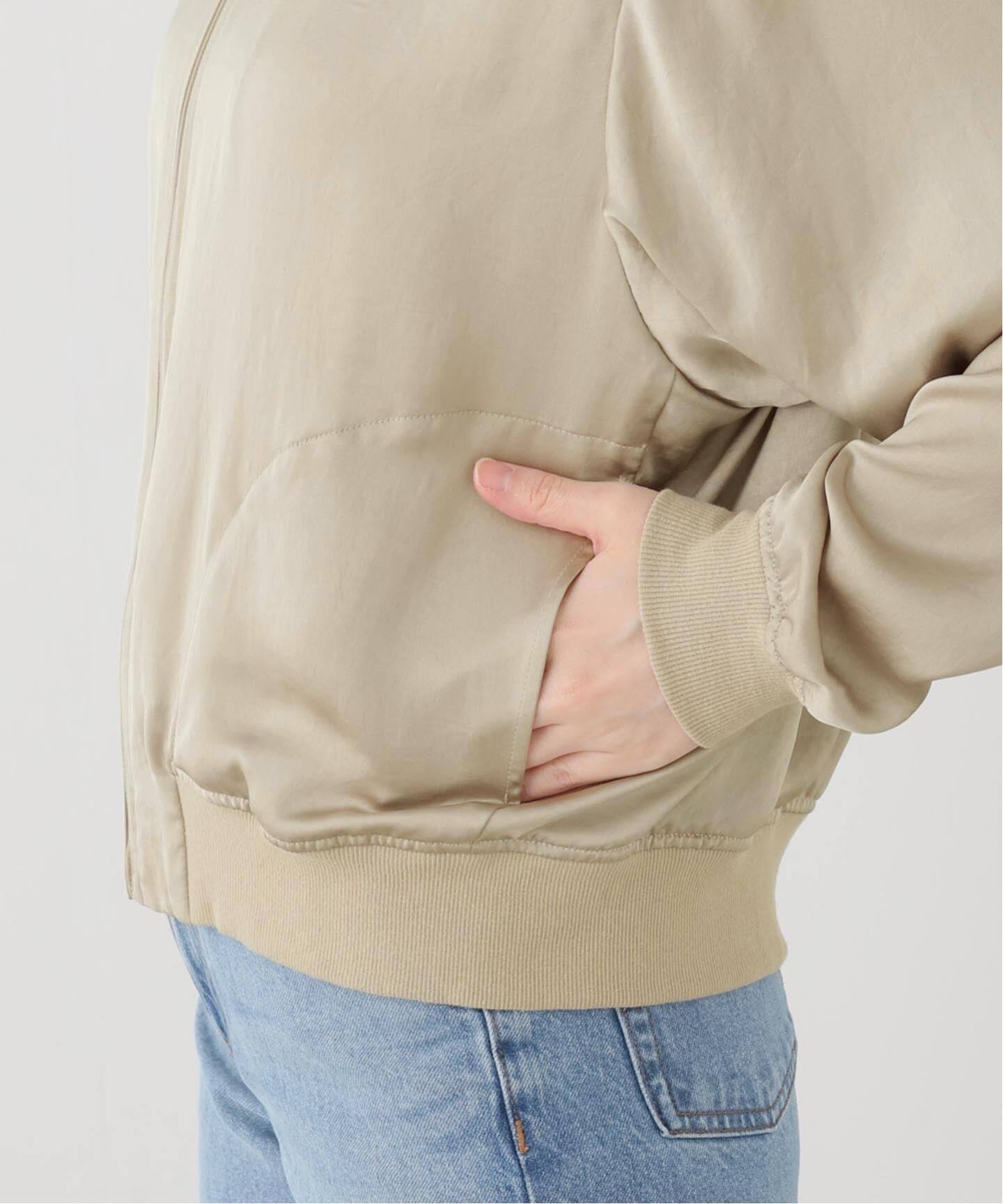 Satin Blouson（その他ジャケット・スーツ）｜L