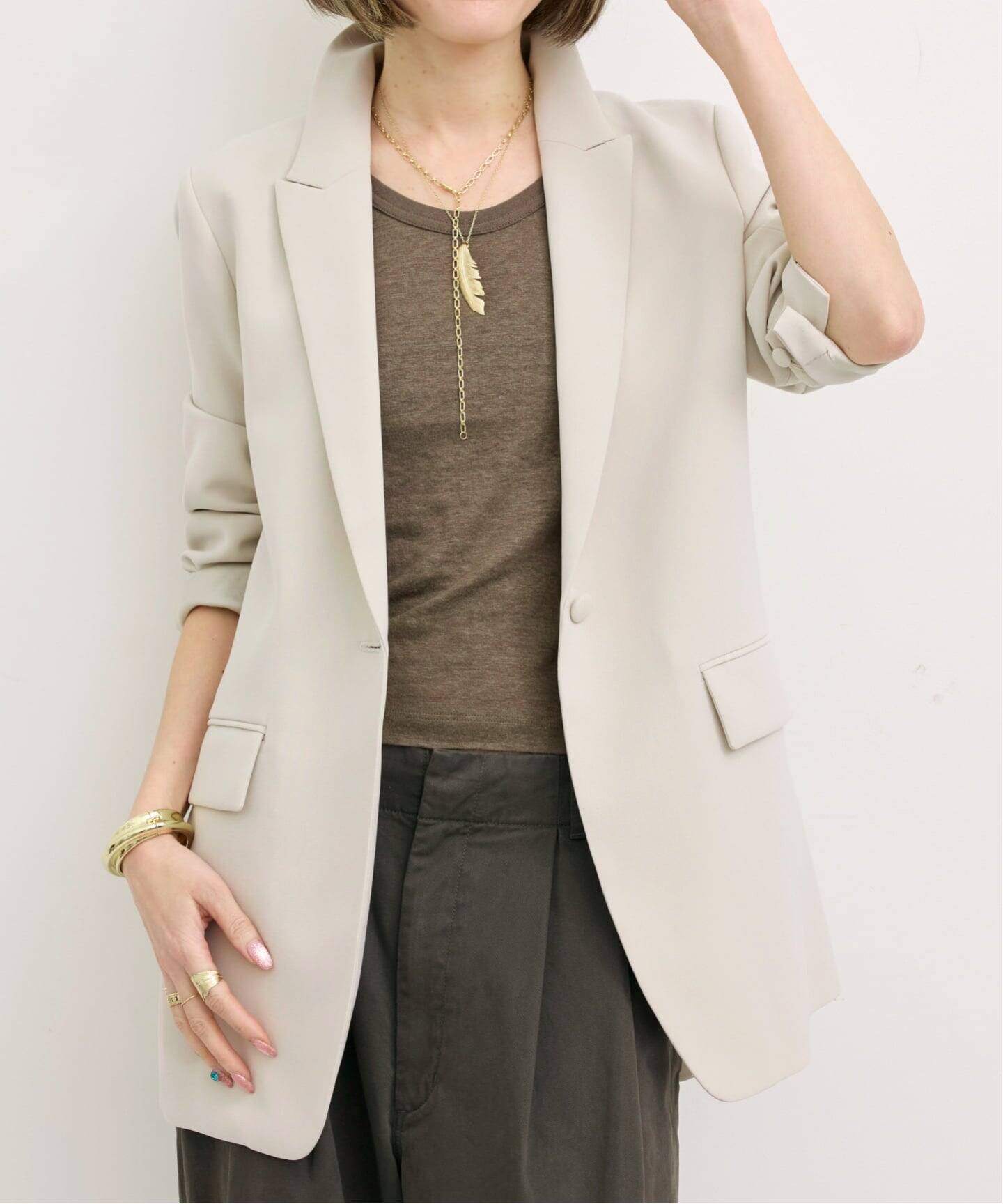 ELEGANT JACKET（テーラードジャケット）｜L