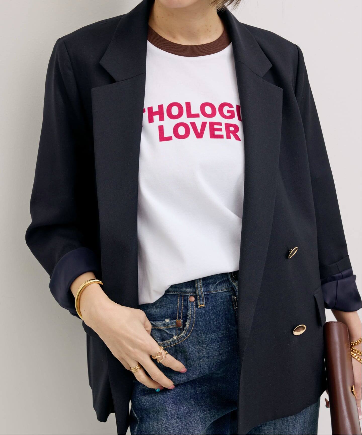Wool Surge Double Jacket（テーラードジャケット）｜L