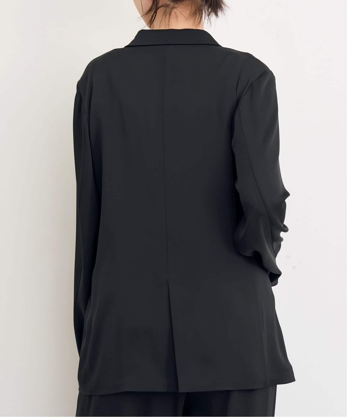 SILK MIX GEORGETTE JACKET（テーラードジャケット）｜L'Appartement