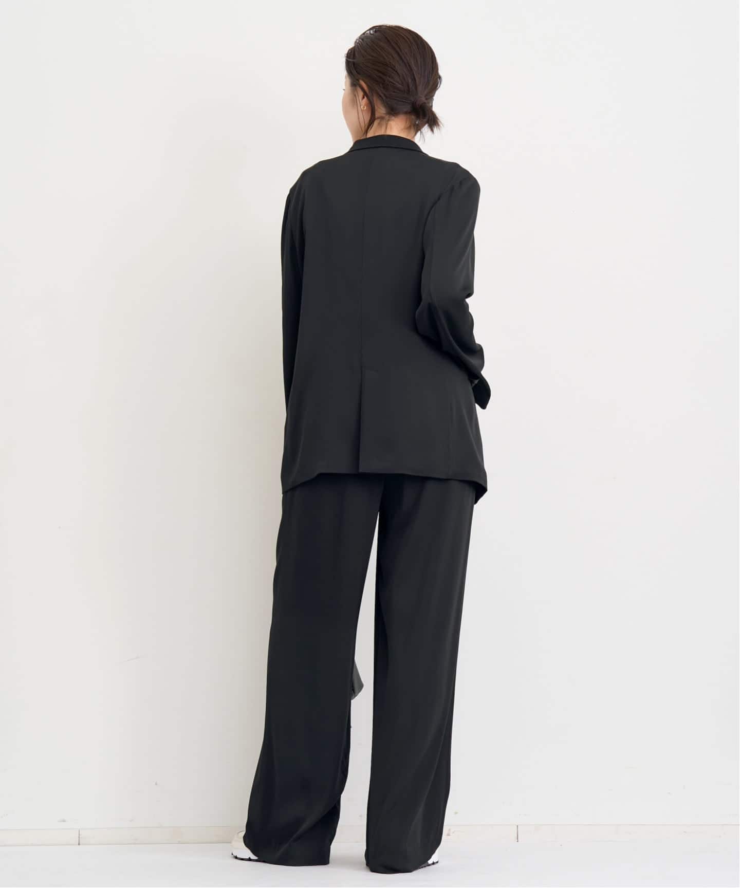 SILK MIX GEORGETTE JACKET（テーラードジャケット）｜L'Appartement
