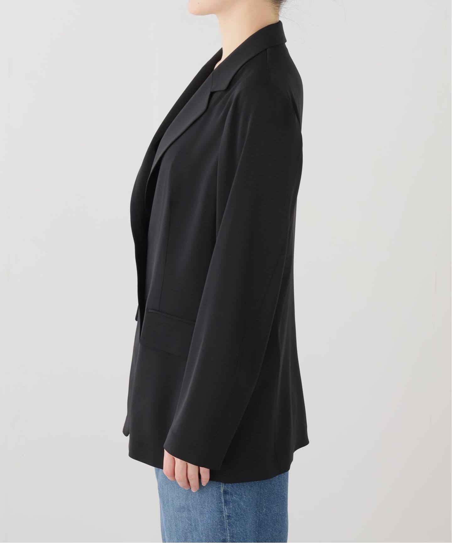 SILK MIX GEORGETTE JACKET（テーラードジャケット）｜L'Appartement